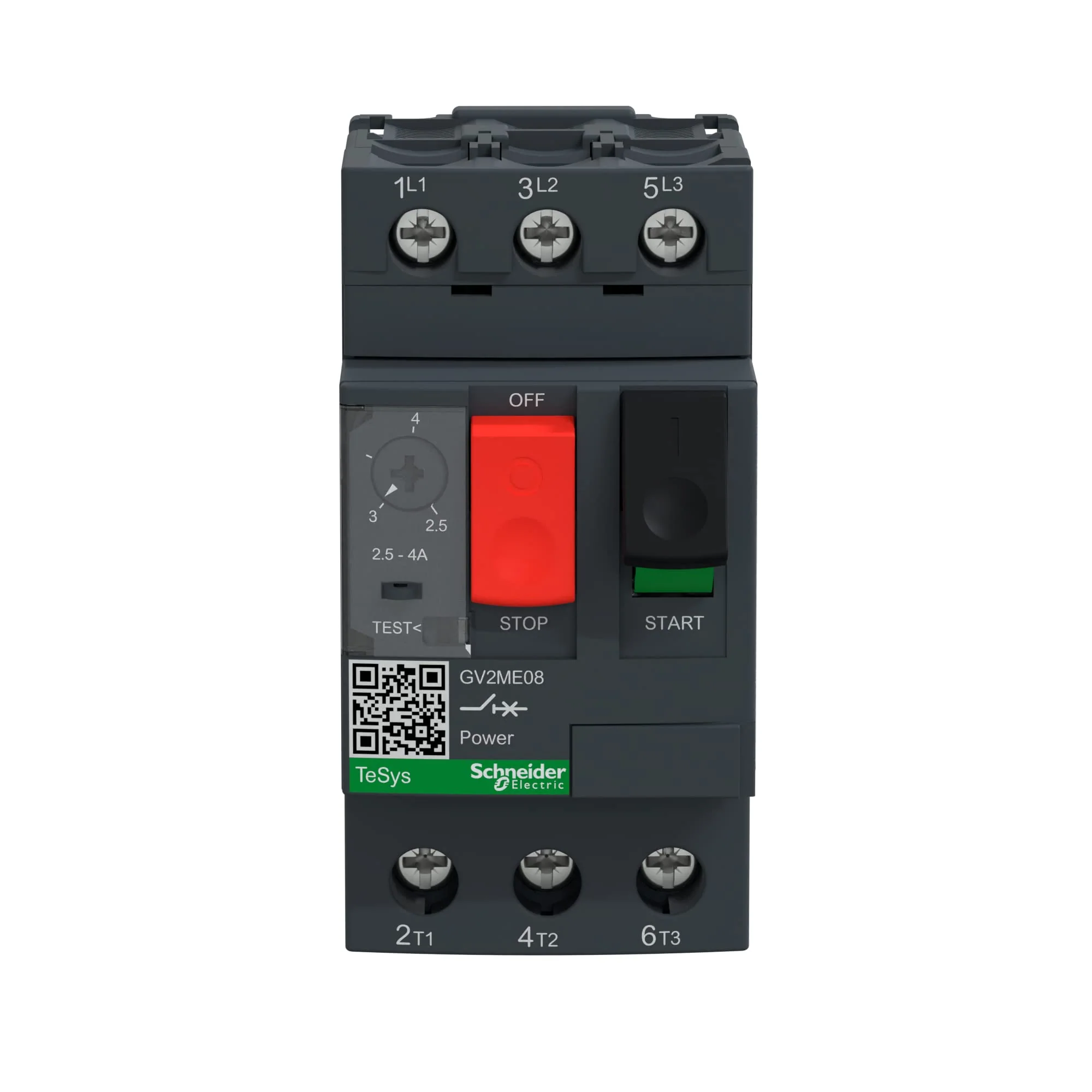 Manual Motor Starter, Button, 2.5-4A, 1P - Image 5