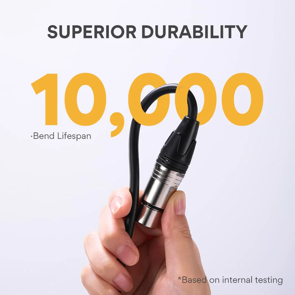 MAONO 6FT XLR Microphone Cable Premium XLR Male to Female Mic Audio Cord with Balanced 3 PIN Connector,Speaker Cable Mic Wire PD100X,200X,300X,400X Microphones, Audio Mixer - Image 6
