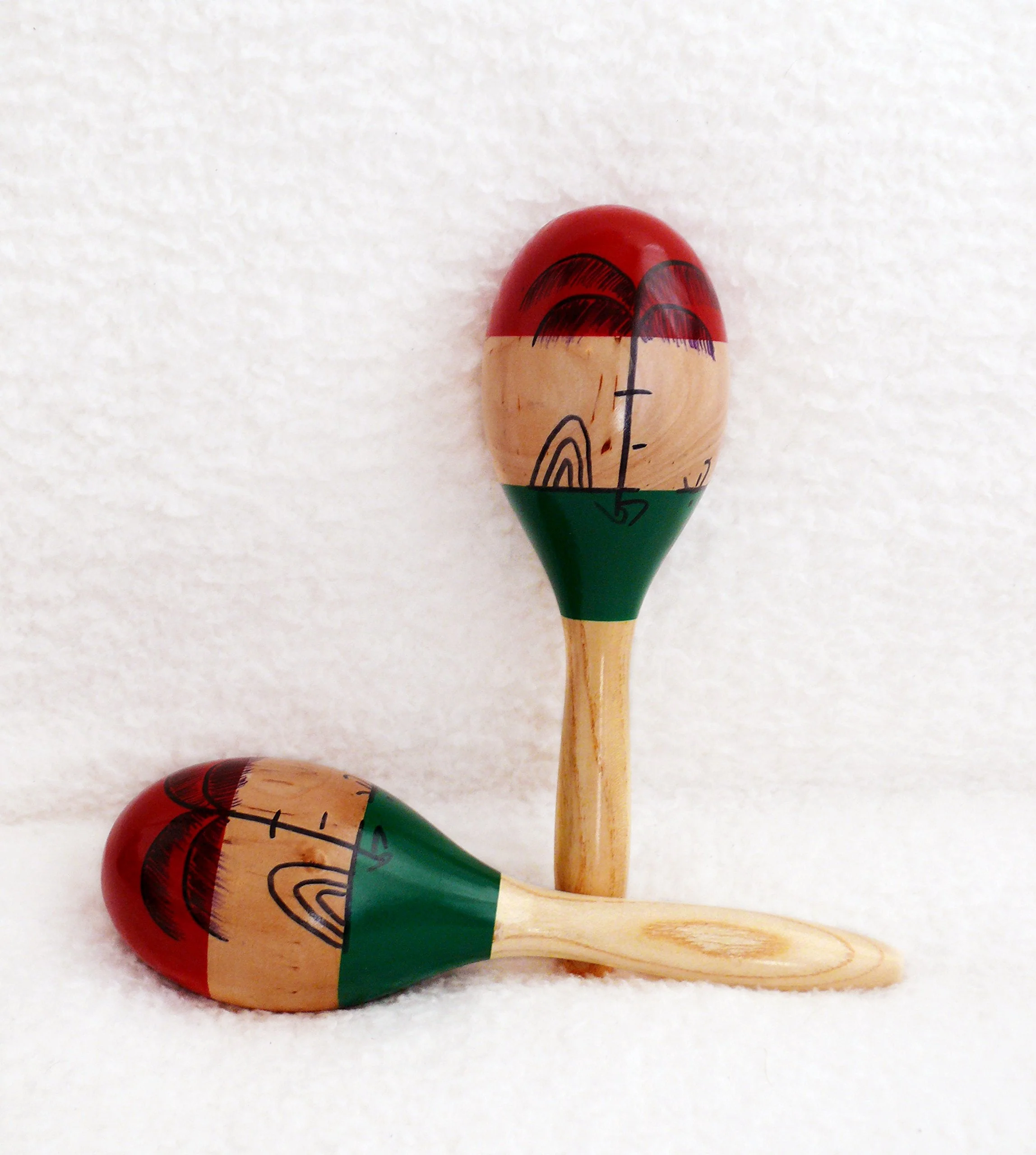 Maracas,2psc 10inch Large Wood Rumba Shakers Set,Latin Hand Percussion with Full, Bright Vibrant Sound Musical Instrument, Stimulating Salsa Rhythm - Image 4