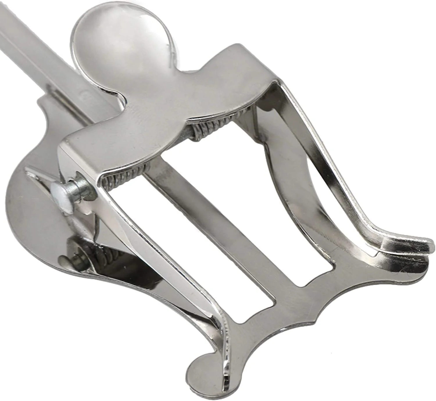 Marching Baritone Horn Lyre Square Jack Metal Music Sheet Clip Holder Nickel-Plated - Image 3