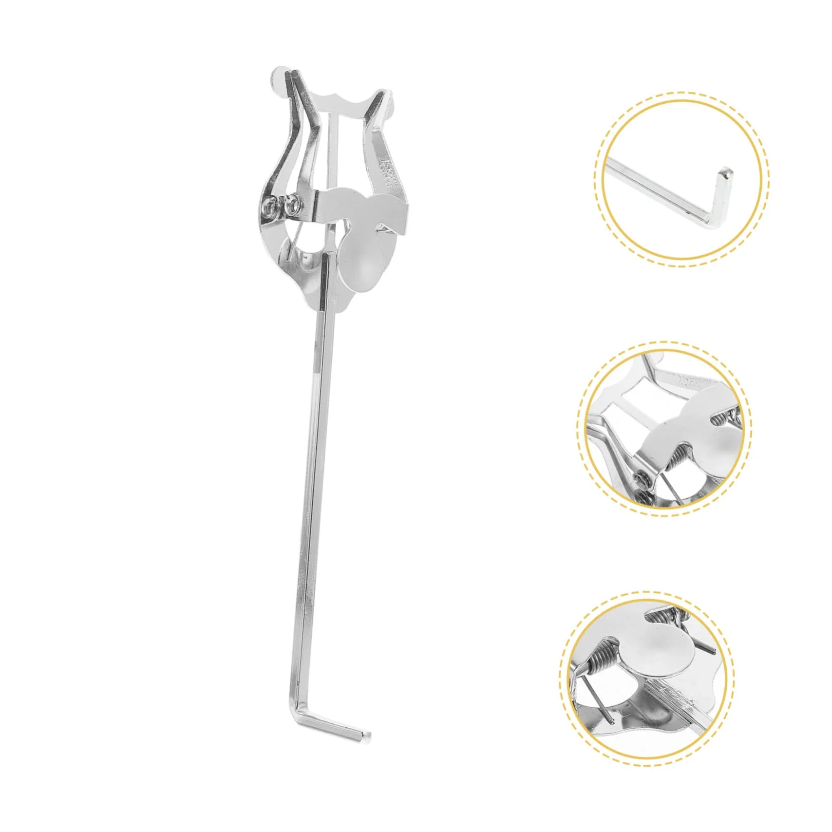 Marching Horn Clip French Horn Accessories Book Holder Stand Western Music Score Clip Sheet Music Clamp- on Holder French Horn Sheet Music Lyre Sheet Music Holder Music Score Clamp - Image 7