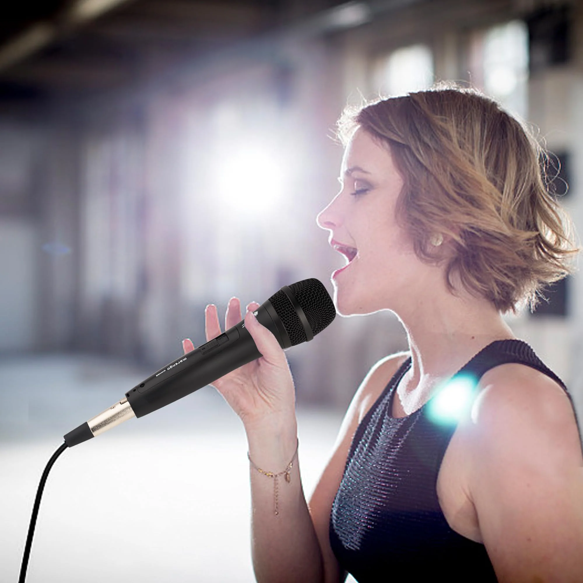 Marengo Dynamic Vocal Microphone for Karaoke Speaker,Wired Handheld Mic with On and Off Switch and 13ft Detachable Cable MWH58 - Image 7