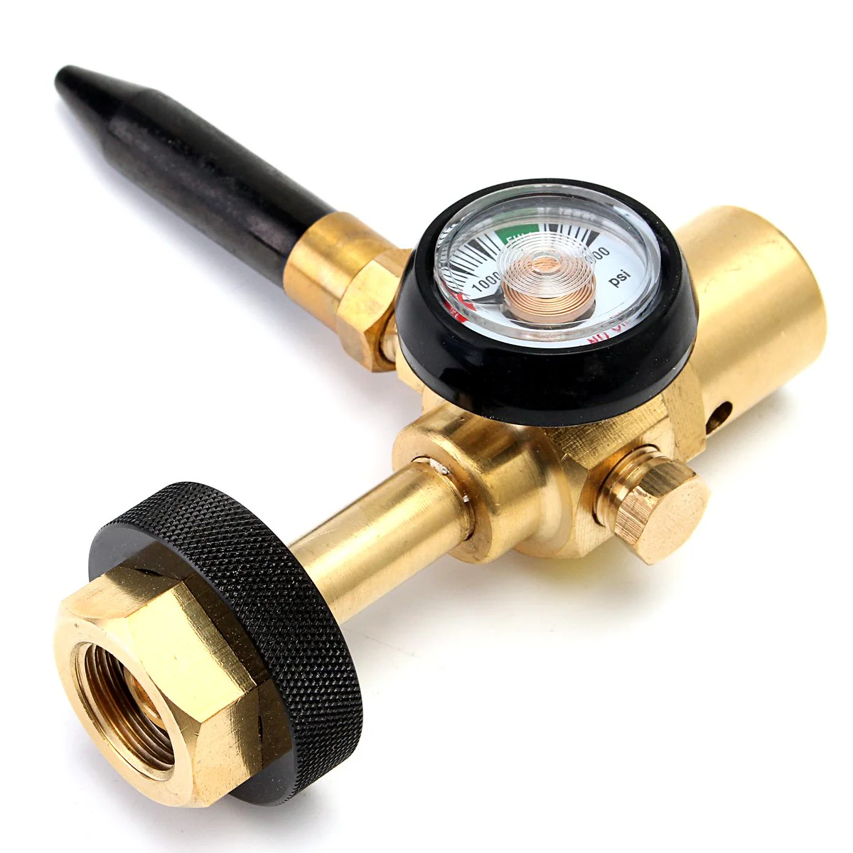 MASUNN Helium Latex Balloon Air Inflator Regulator with Gauge for W21.8-14 Tank Valve - Image 2