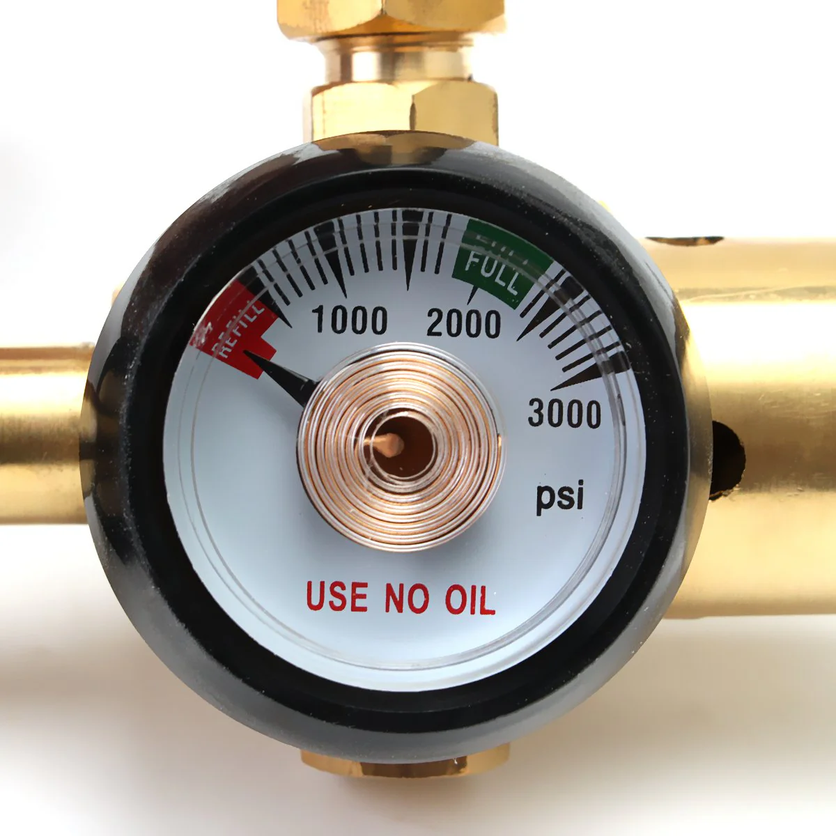 MASUNN Helium Latex Balloon Air Inflator Regulator with Gauge for W21.8-14 Tank Valve - Image 7