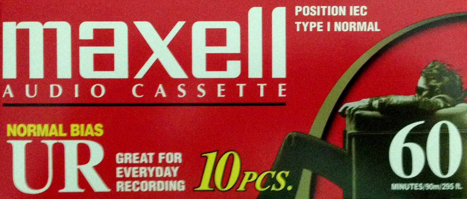 Maxell Audio Cassette - Blank Media, Cassette, Red, 60 Min, Pack of 10 - Image 7