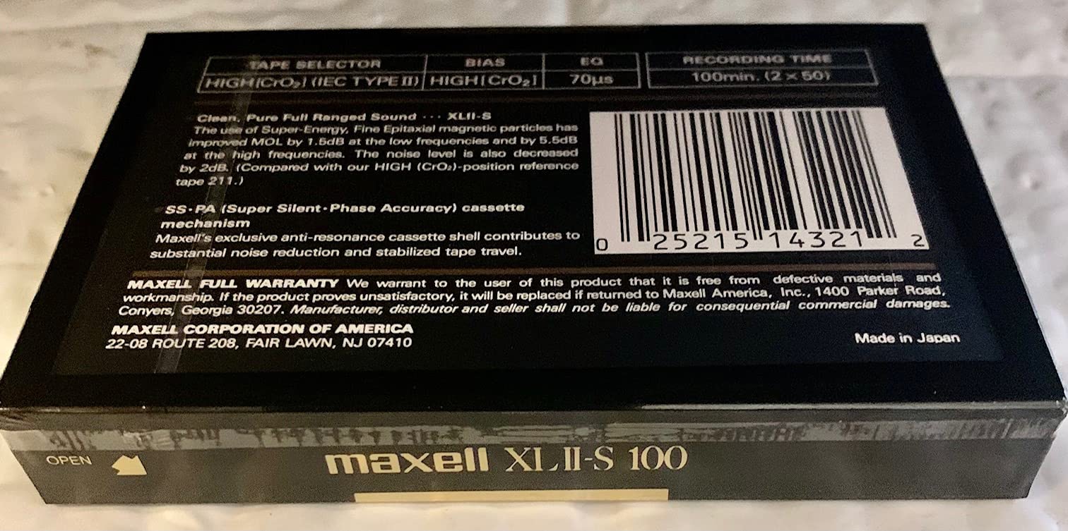 Maxell Gold Audio Cassette, 100 Minutes, 1 Count - Image 6