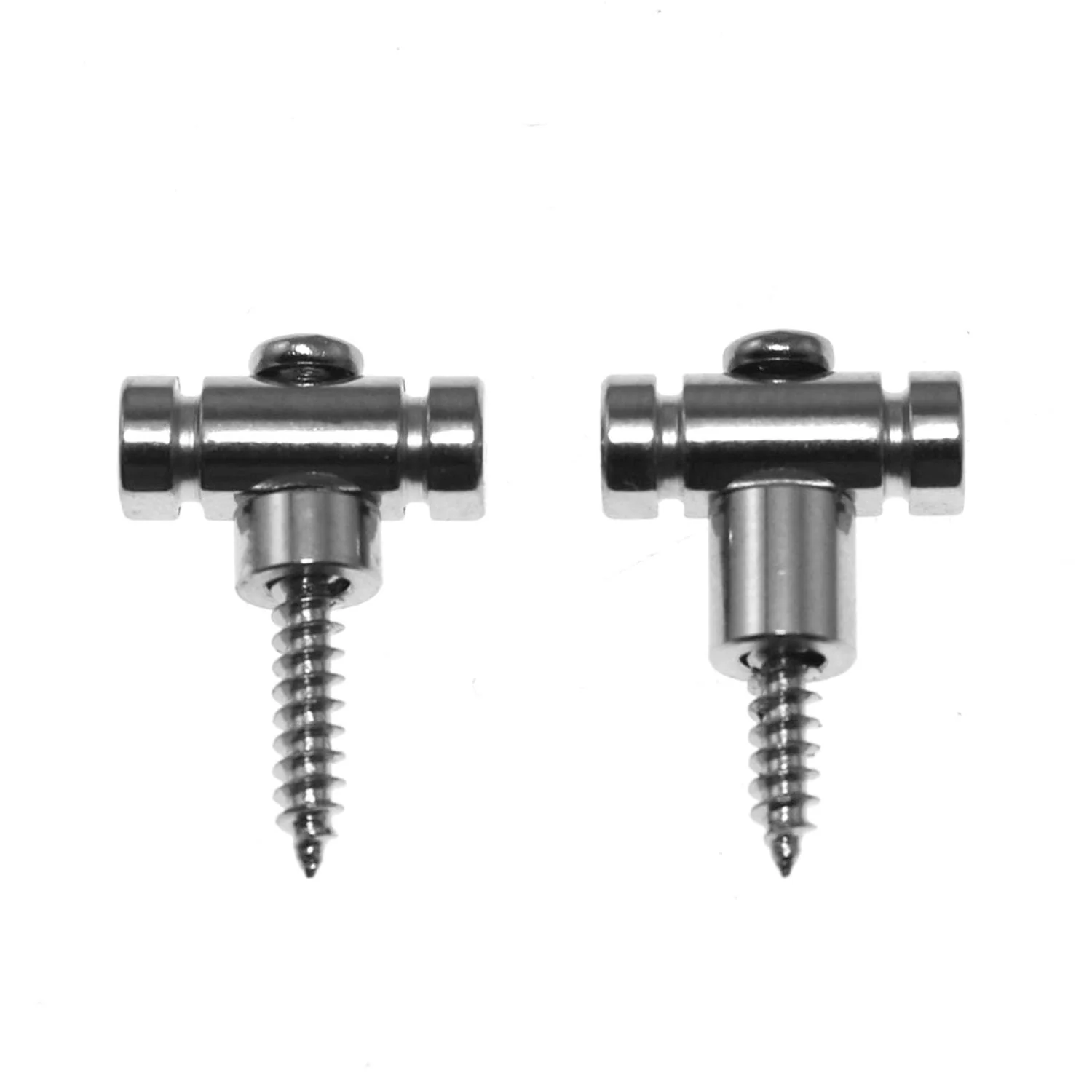 Maxmoral 2Sets Guitar Roller String Retainer String Guide String Tree Replacement Parts Stable Stringing Guitar Head String Presser for Chrome Electric Guitar - Image 2