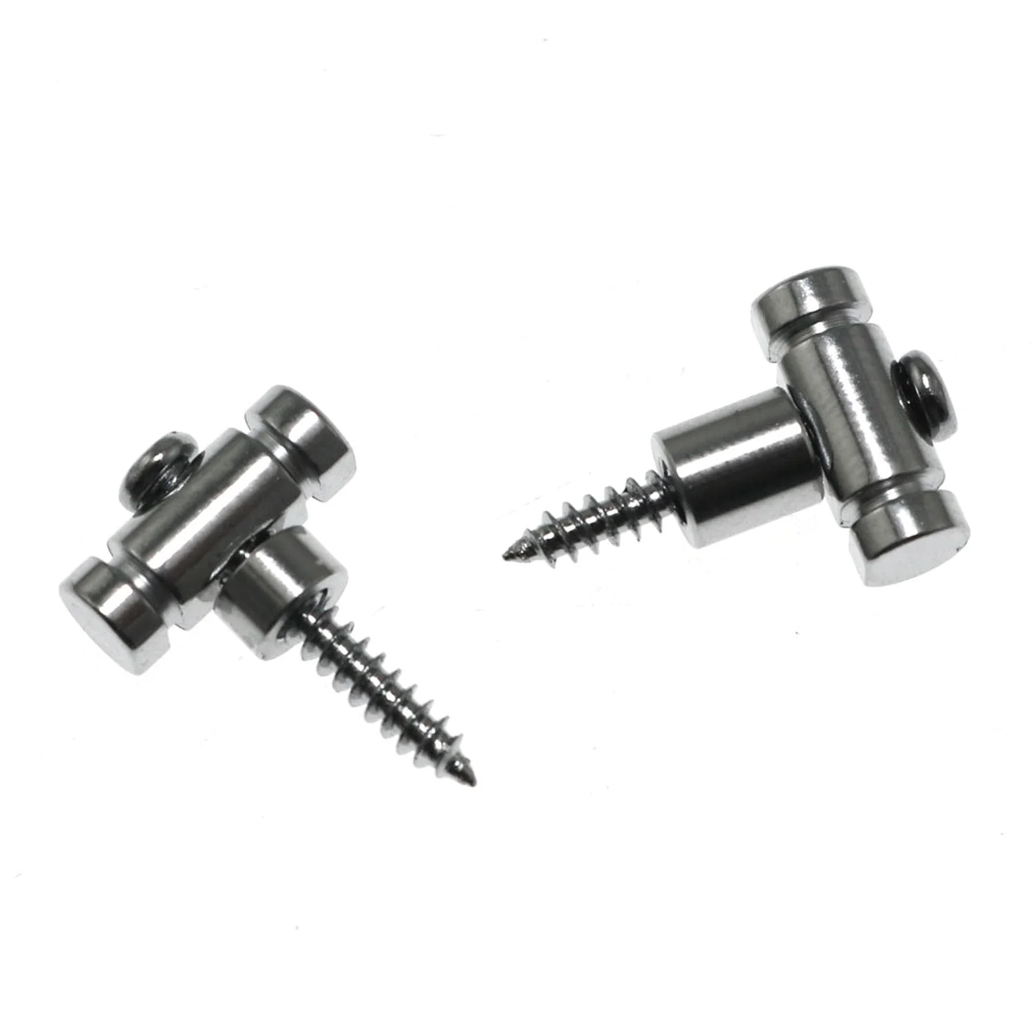 Maxmoral 2Sets Guitar Roller String Retainer String Guide String Tree Replacement Parts Stable Stringing Guitar Head String Presser for Chrome Electric Guitar - Image 3