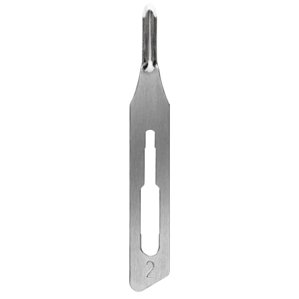 May 10 x Hollow Chisel Blades Figure 2 for Podiatry & Foot Care - Sterile Blades for Scalpel Holder No. 3 - Professional Corn Remover for Treating Callus, Nail Fold & Clavus - Image 5