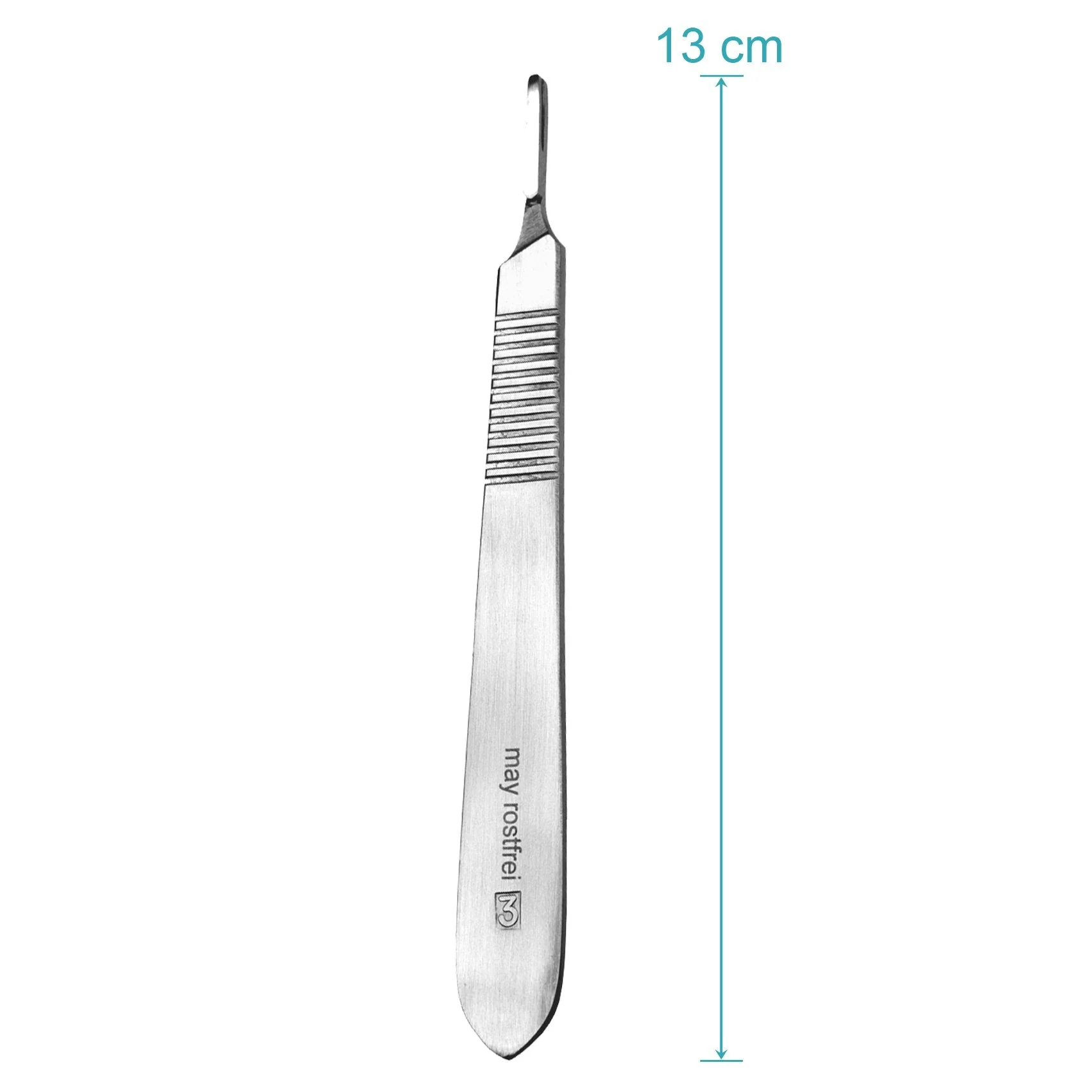 May Hollow Chisel Blades Scalpel Set for Podiatry & Foot Care - Scalpel Holder No. 3 & 10 Sterile Carbon Steel Blades Figure 10 - Image 8