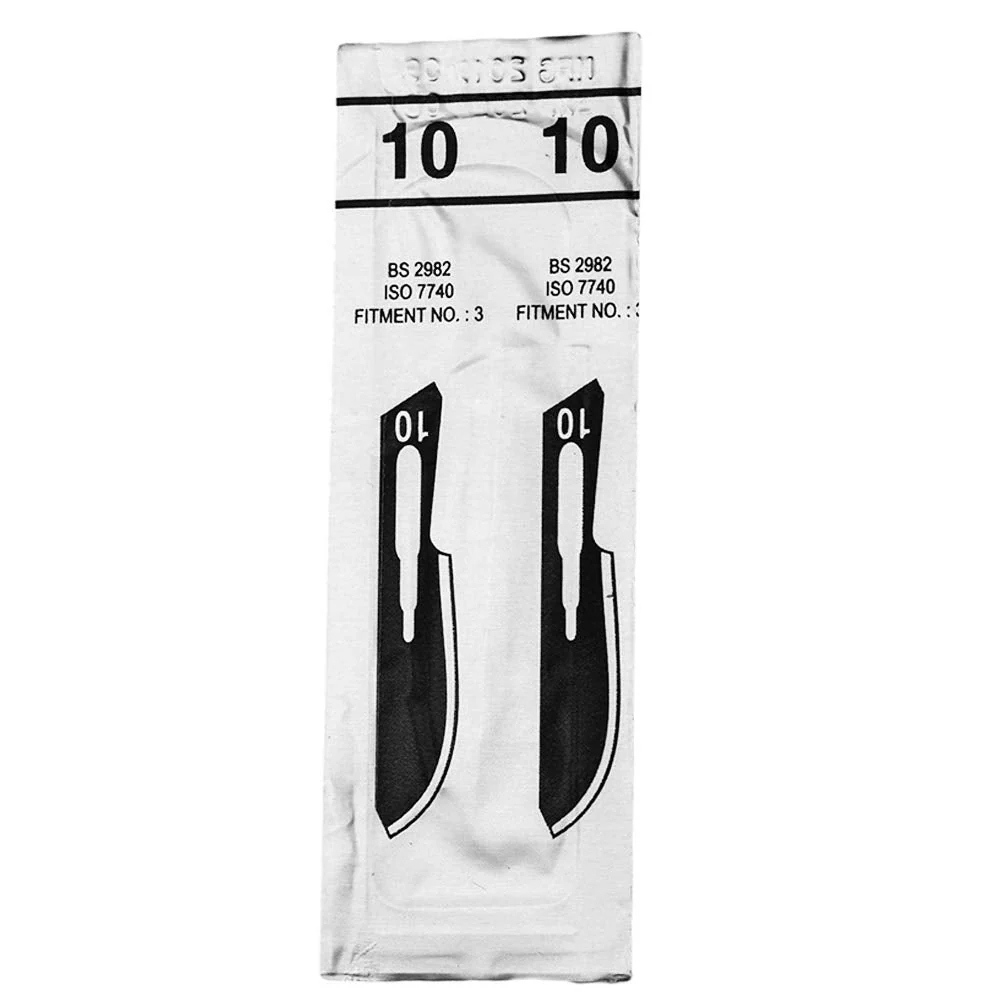 May Set of 60 Sterile Disposable Scalpel Blades - Sample Set Fig. 10-15 Carbon Steel - Precision Blades for Crafts, Model Making, Foot Care, Dermaplaning - Fits Handle No.3 - Image 2