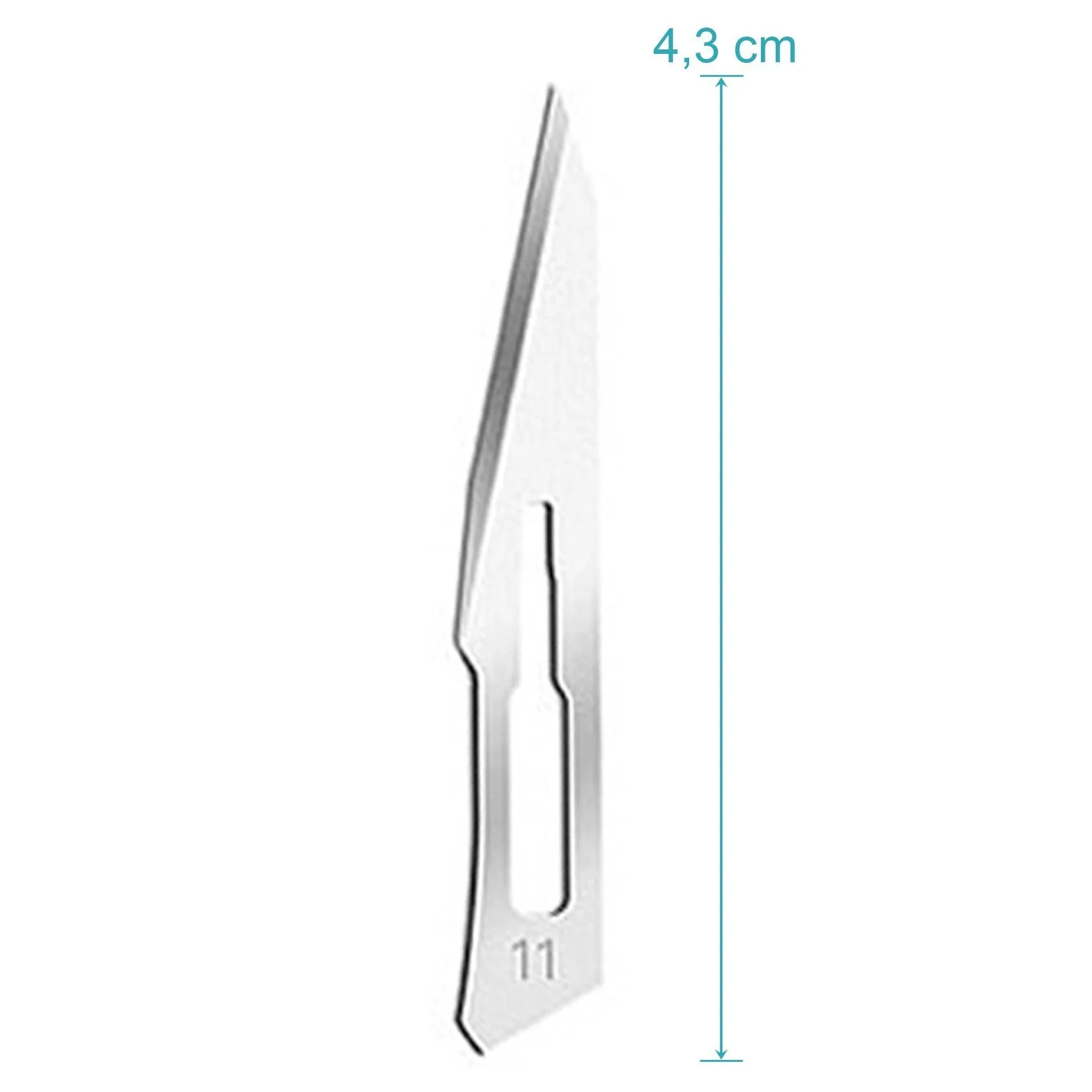 May Set of 60 Sterile Disposable Scalpel Blades - Sample Set Fig. 10-15 Carbon Steel - Precision Blades for Crafts, Model Making, Foot Care, Dermaplaning - Fits Handle No.3 - Image 6