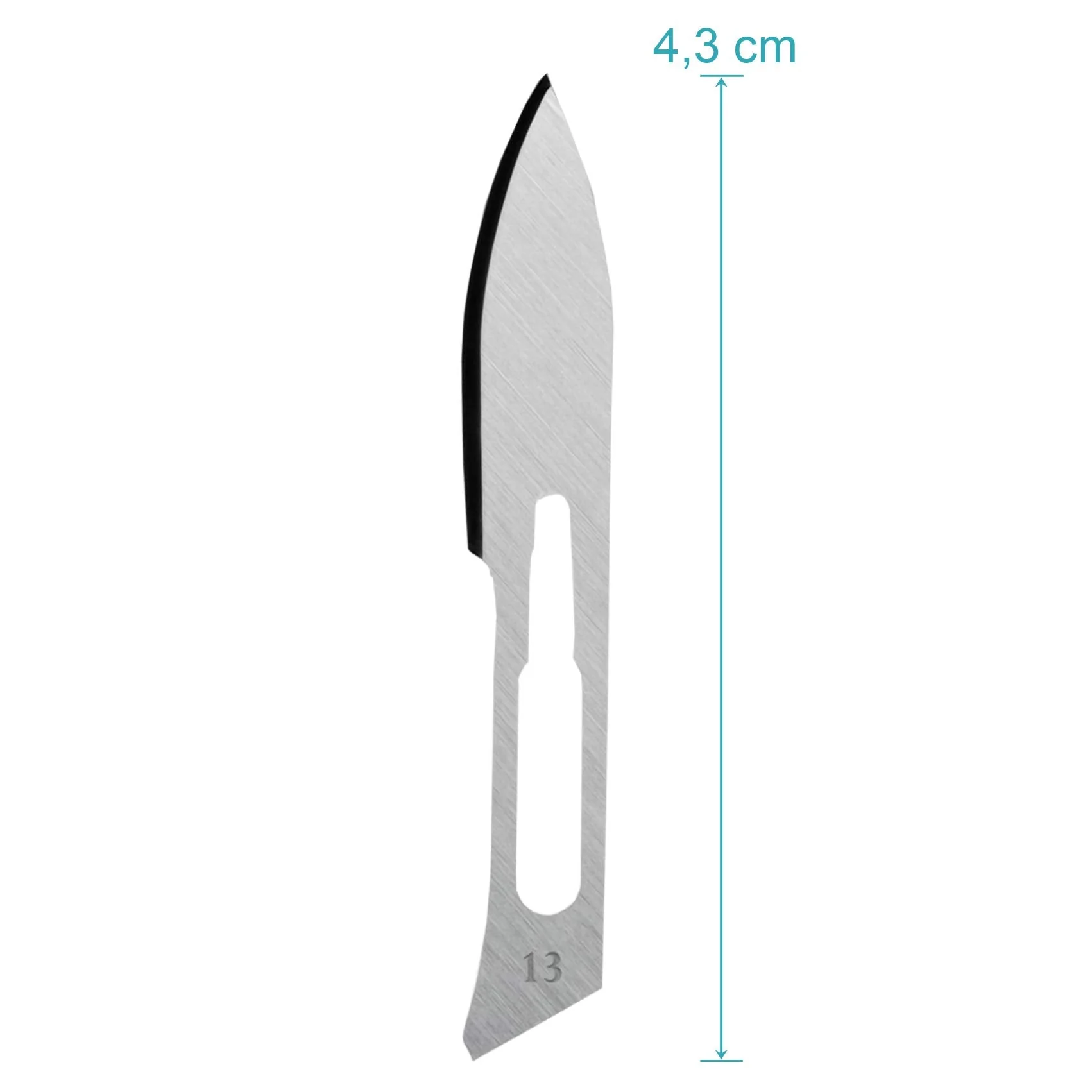 May Set of 60 Sterile Disposable Scalpel Blades - Sample Set Fig. 10-15 Carbon Steel - Precision Blades for Crafts, Model Making, Foot Care, Dermaplaning - Fits Handle No.3 - Image 8