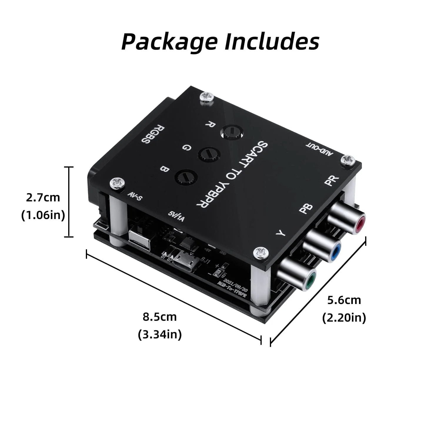 Mcbazel ODV-RGBS SCART to YPBPR Component Converter for Retro Game Console/Arcade Boards - Image 8