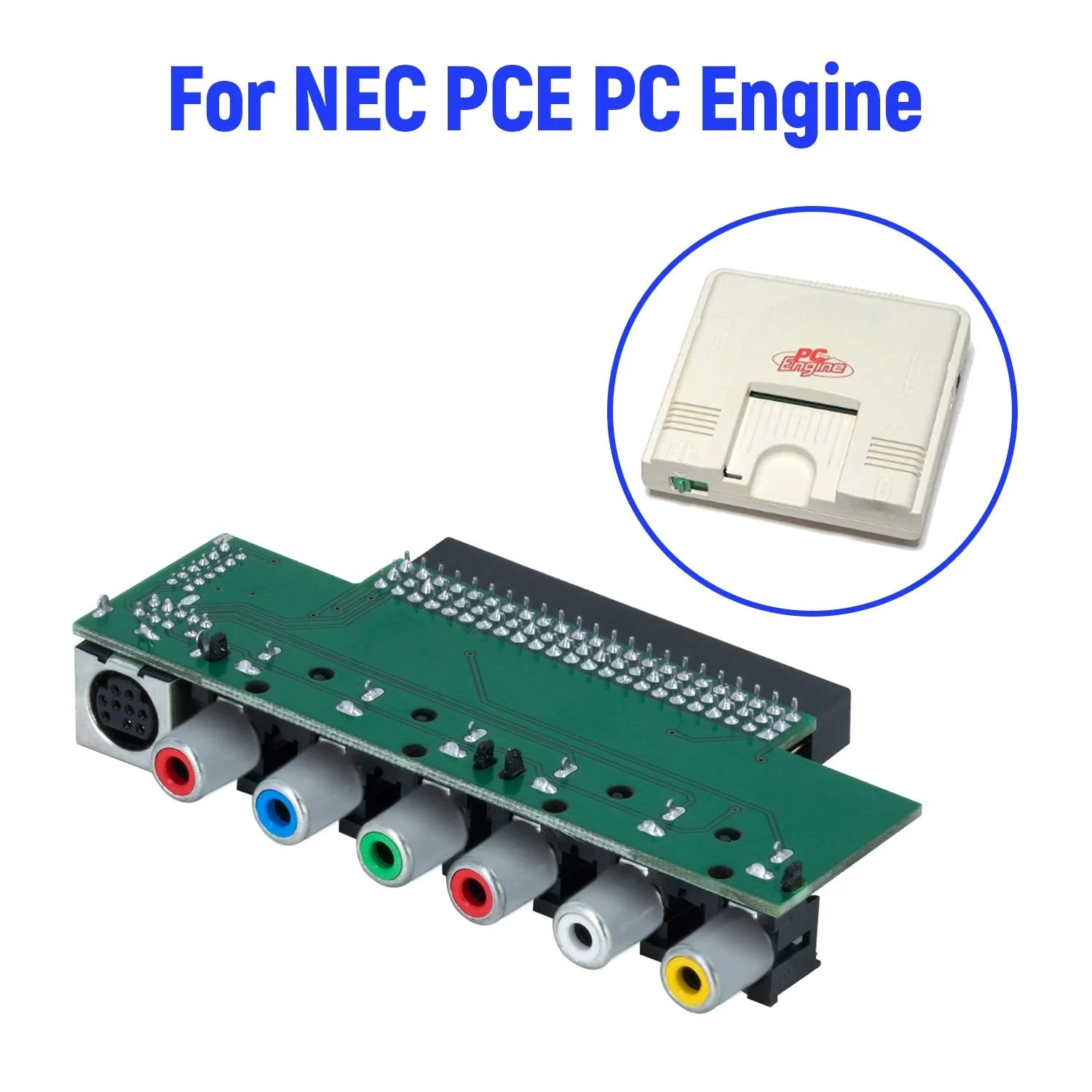 Mcbazel RGBS Video Booster Audio Converter Signal Output PCB Board for NEC PCE PC Engine Grafx - Image 5