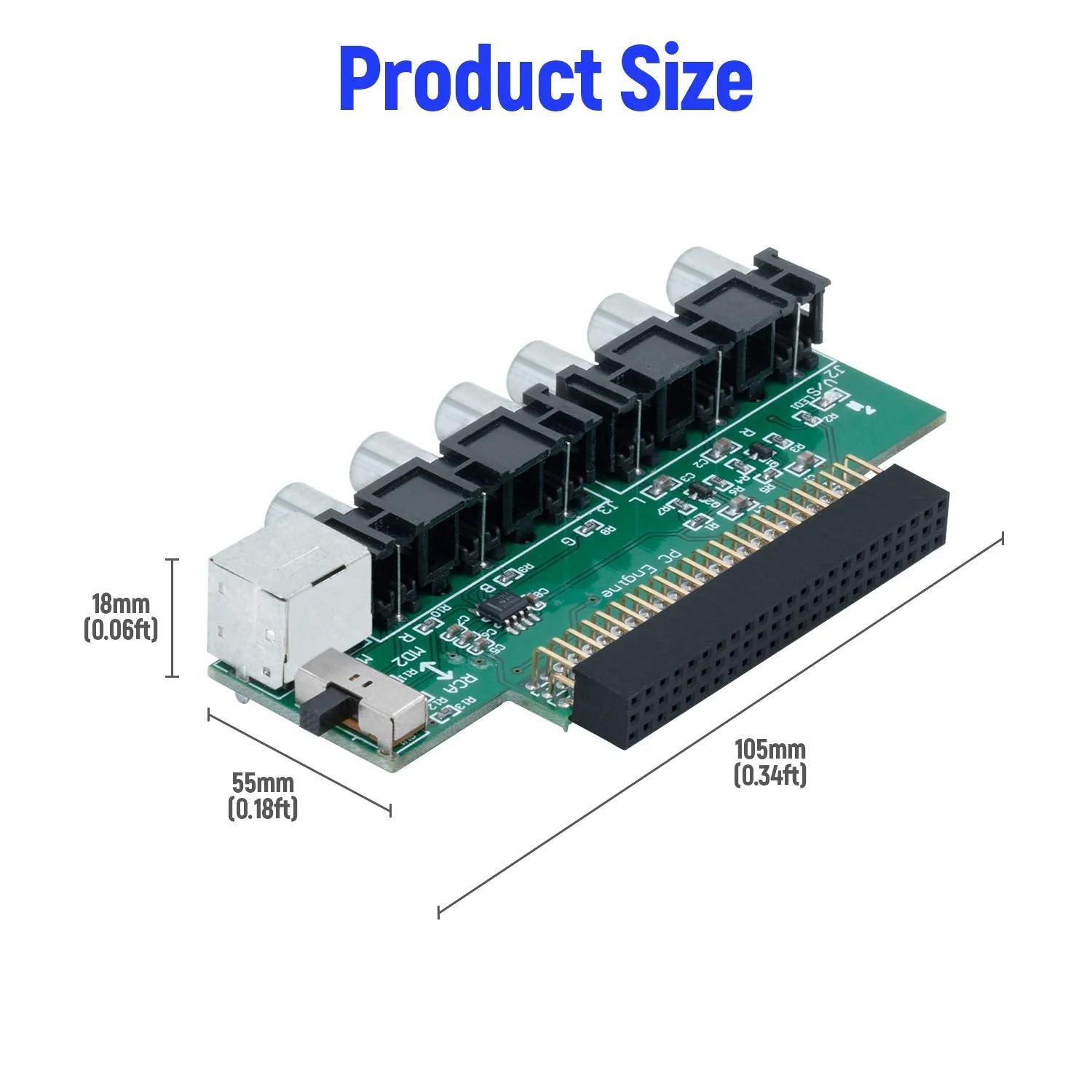 Mcbazel RGBS Video Booster Audio Converter Signal Output PCB Board for NEC PCE PC Engine Grafx - Image 7