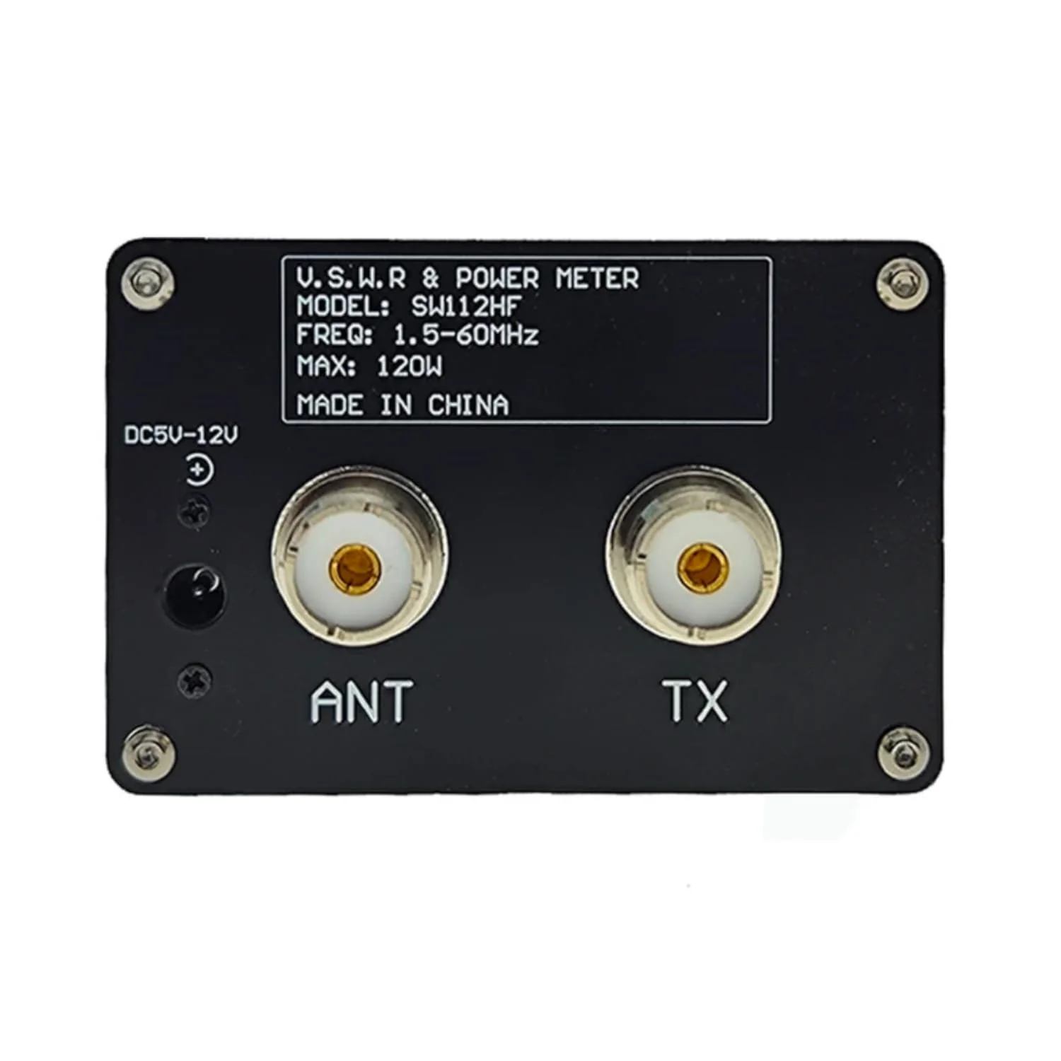 Mcbazel Surecom SW-112HF RF Power Meter 1.5-60MHz 120W V.S.W.R. & Power Meter, Supports LED Backlight/0-120 Watt/50 Ohm Power Meter - Image 5