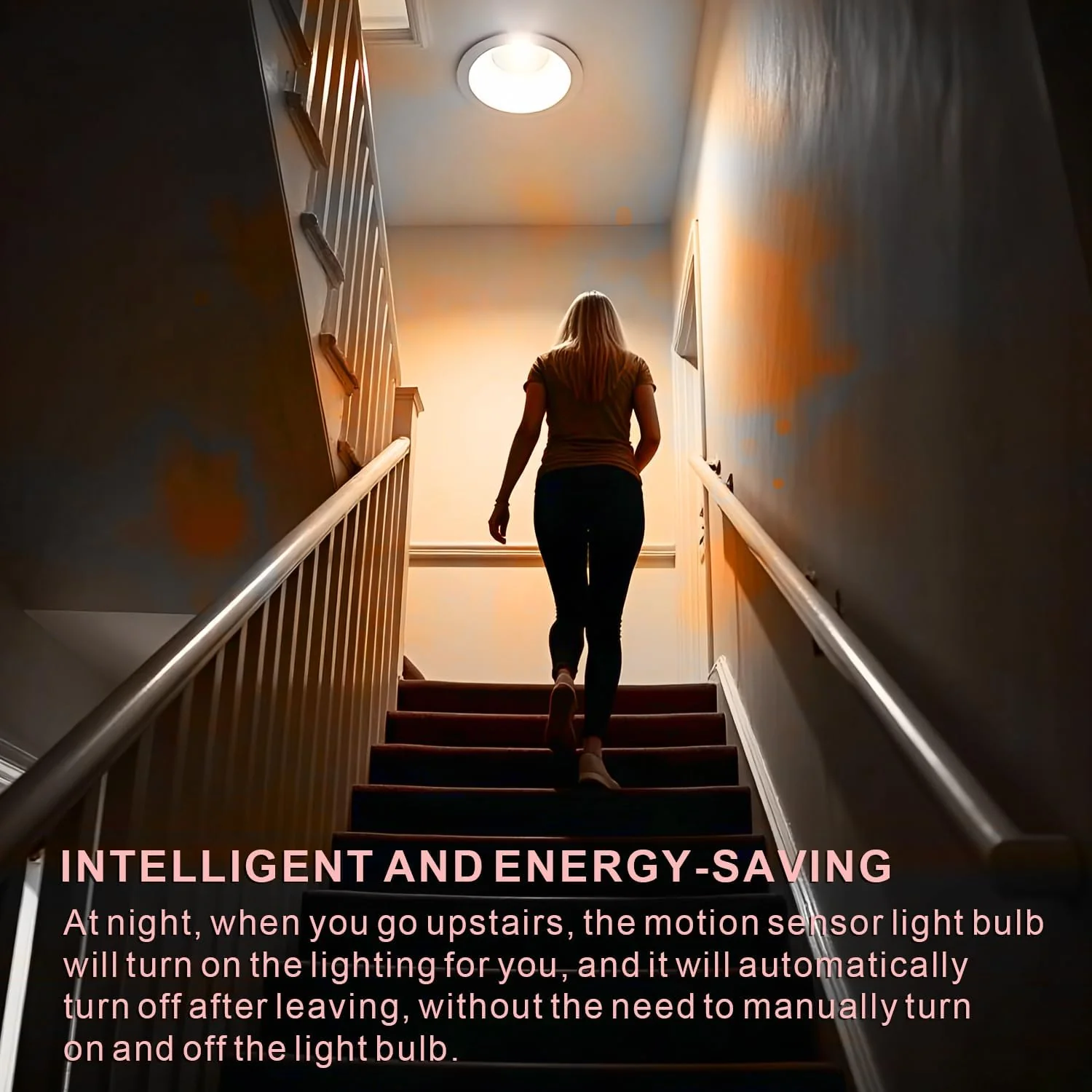 McDen Motion Sensor Light Bulb, PAR38 16W Equivalent 100W 6000K Daylight, Indoor Motion Activation Detector Light Bulb, E26 Base Dusk to Dawn Security Night Light.LED Flood Lights Outdoor, 4 Packs Daylight White PAR38-16W - Image 7