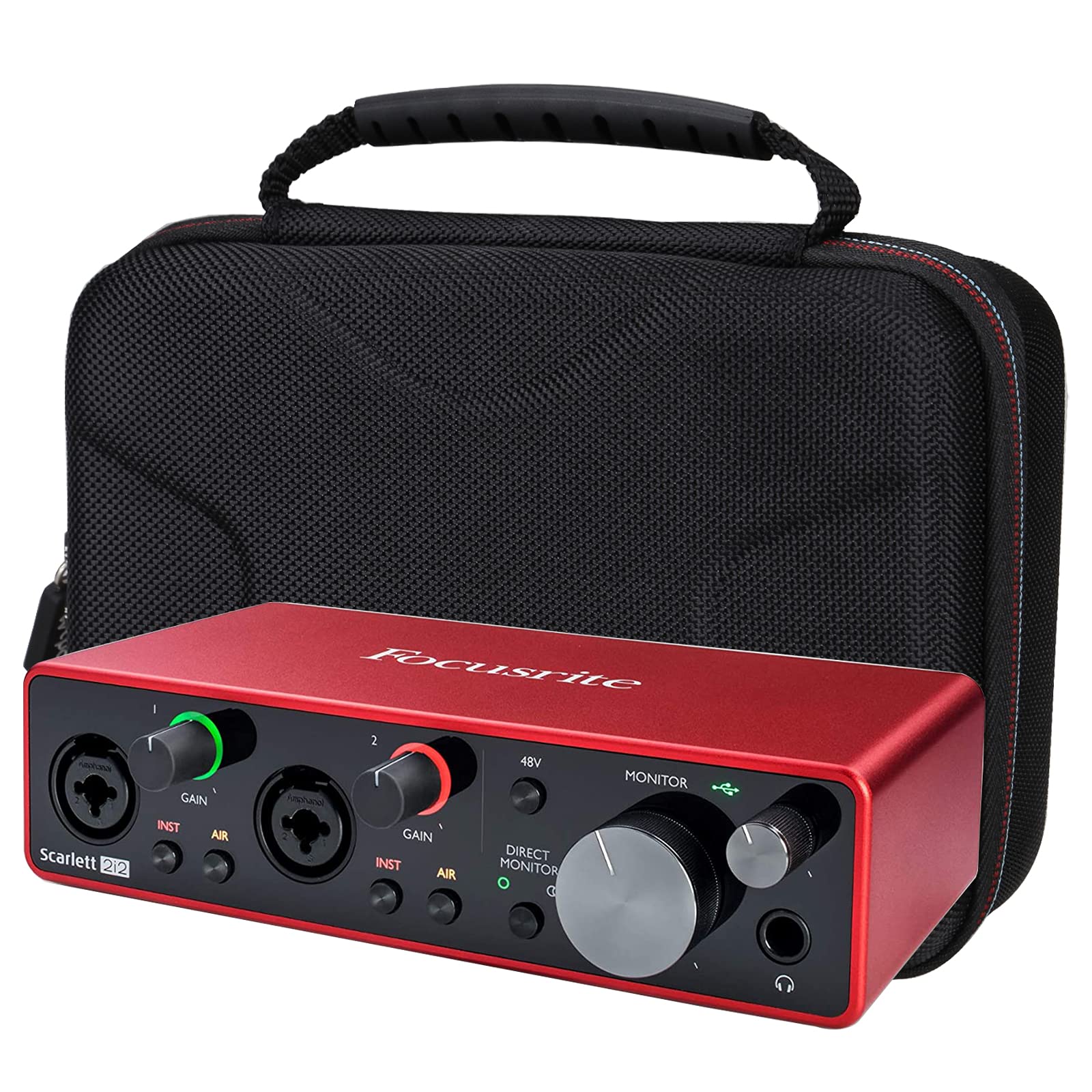 Mchoi Hard EVA Travel Case Compatible with Focusrite Scarlett 2i2 (3rd Gen) 4th Gen USB Audio Interface and Accessories, Case Only 2i2-New Version - Image 6