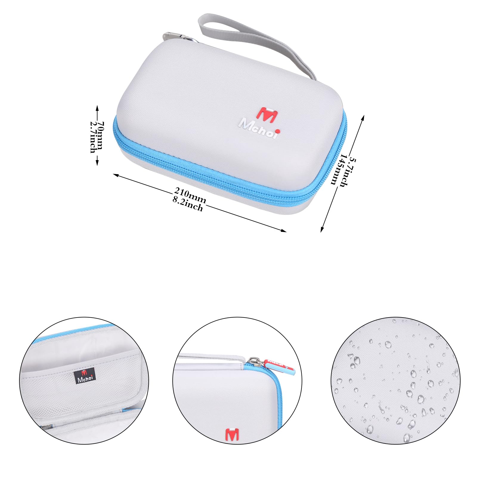 Mchoi Hard Storage Case Fits for TOMASHI Portable Cassette Player Tape Recorder Walkman, Case Only - Image 8