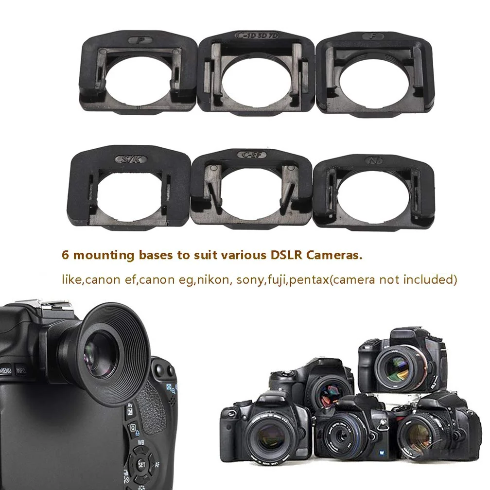 Mcoplus 1.08x-1.60x Zoom Viewfinder Eyepiece Magnifier for SNY NEX E Mount/Canon Nikon Pentax Olympus Fuji Samsung Sigma Minoltaz DSLR Camera - Image 6