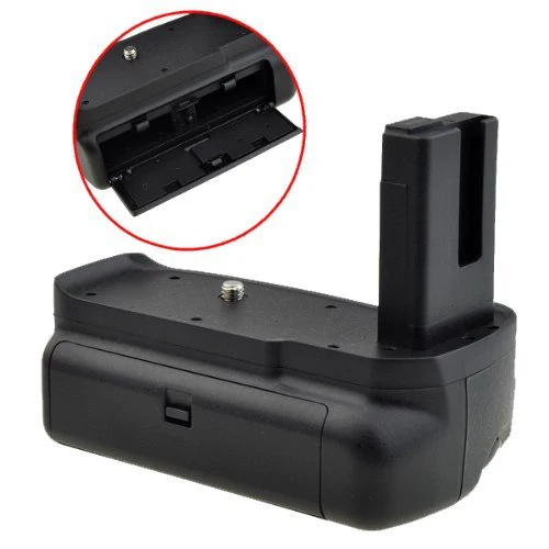 mcoplus BG-D3100 Vertical Battery Grip Holder Pack for Nikon D3100 D3200 D3300 D5300 Digital SLR Camera Use EN-EL14 Batteries - Image 3