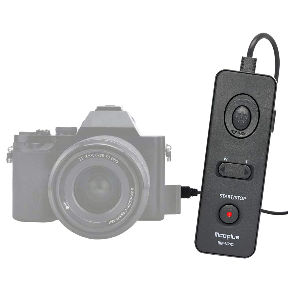 Mcoplus RM-VPR1 39.4 Inches Remote Control Shutter Release Cord with Multi Terminal Cable for Sony RX10/HX50/HX60 A7 A7III A7R A6000 A6400 A5100 A7S A9 A5000 NEX-3N RX100, Replacement for sony rm-vpr1 - Image 3