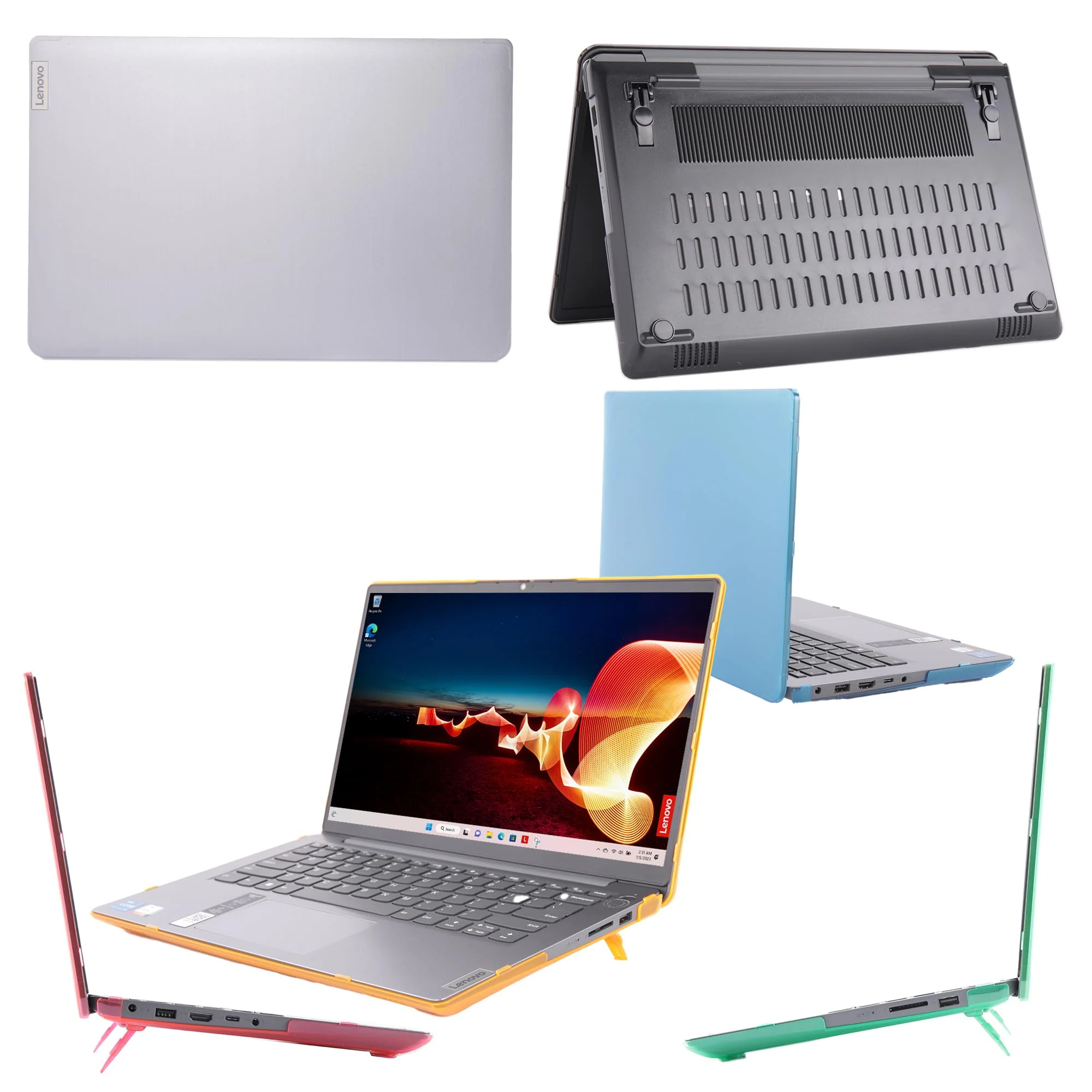mCover Case compatible ONLY for 2022-2024 14" Lenovo IdeaPad 3 | 3i series (14ADA6 / 14ALC6 / 14ABA7 / 14ITL6 / 14IAU7) Windows Laptops (NOT fitting ANY other models)- Aqua - Image 5