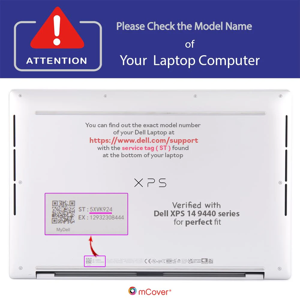 mCover Case ONLY Compatible for 2024 or later 14.5" Dell XPS 14 9440 series non-2-in-1 Traditional Windows Notebook Computers (NOT Fitting Other Dell Models) - Clear - Image 4