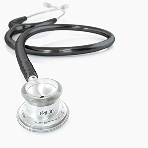MDF® MD One Stainless Steel Premium Dual Head Infant-Neonatal Stethoscope - Black (MDF777I-11) - Image 2