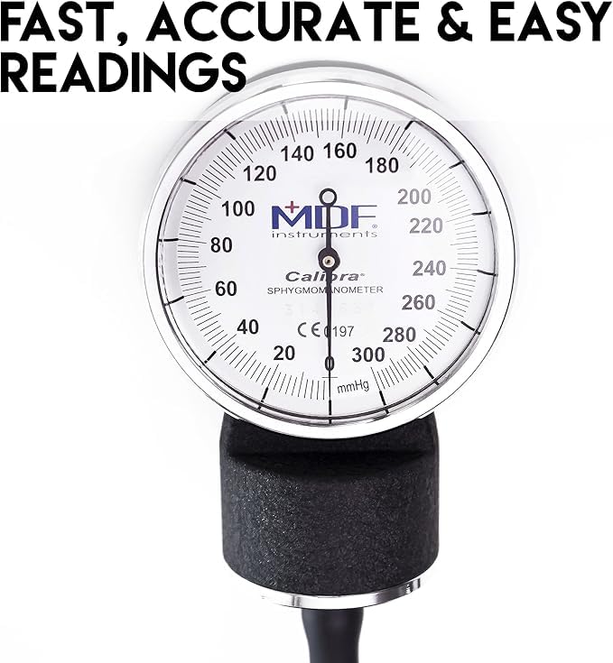 MDF Calibra Aneroid Blood Pressure Monitor Manual Black L - Image 3