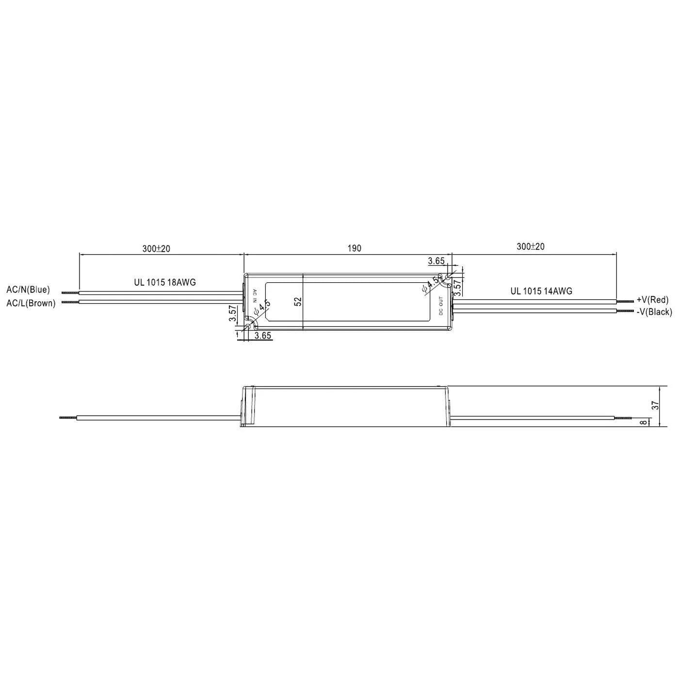 MeanWell, LPV-100-24 LED Power Supply, 100 W, 24 V, 4.2 A - Image 2