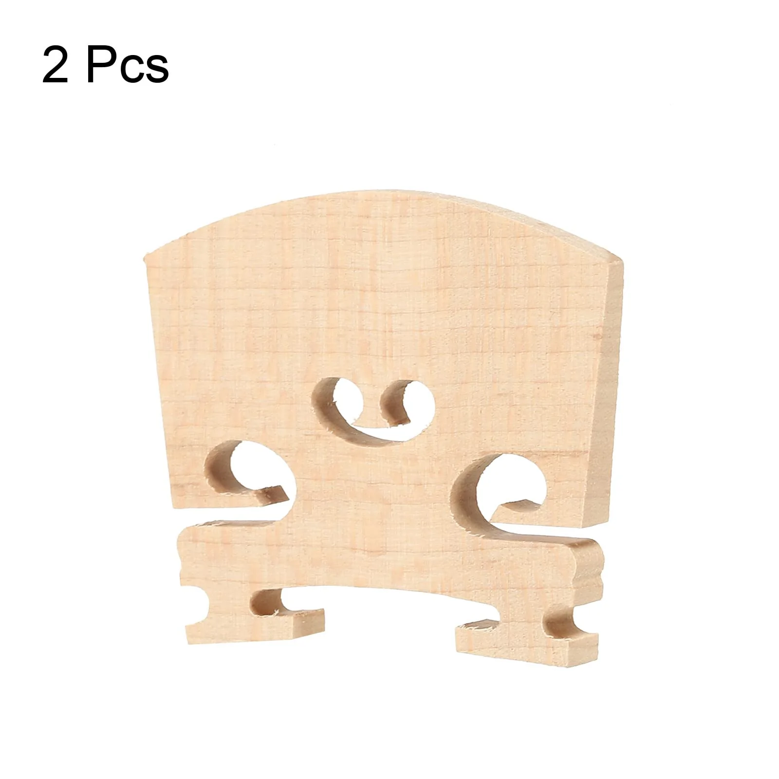 MECCANIXITY 1/4 Violin Bridge Maple Wood Violin Parts for 1/4 Violin, Pack of 2 - Image 3