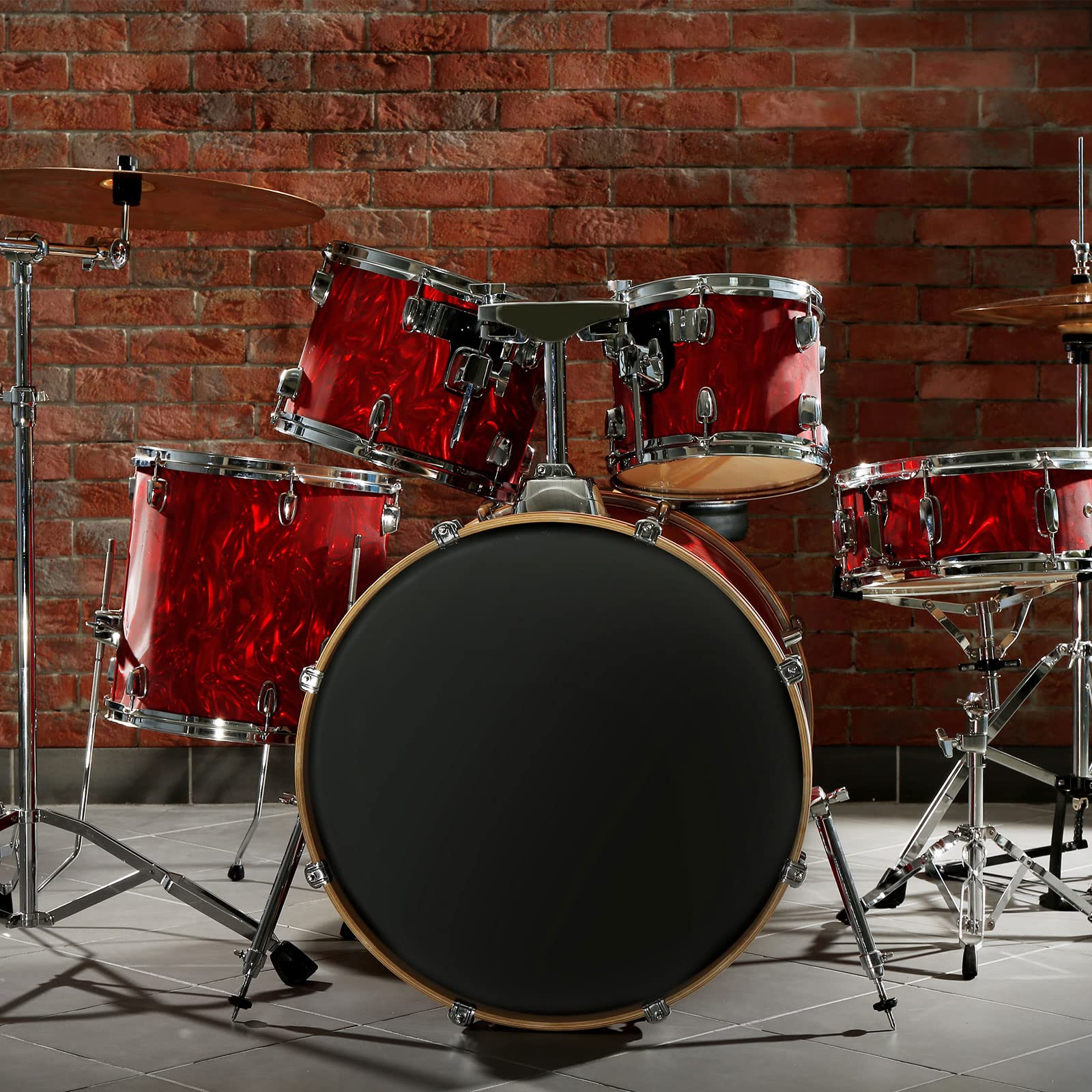 MECCANIXITY 6 Inch Mesh Drum Head Black Double Layer Mesh Shape Silent Mute Drum Skin Drum Practice Percussion Instrument Accessories - Image 6