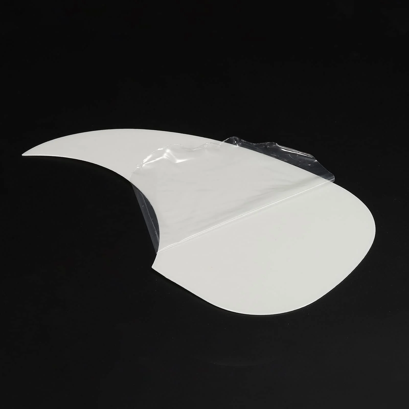 MECCANIXITY Acoustic Guitar Pickguard Fit 41 Inch Self Adhesive Right Handed Acoustic-Electric Guitar Parts Water Drop Shape White - Image 4