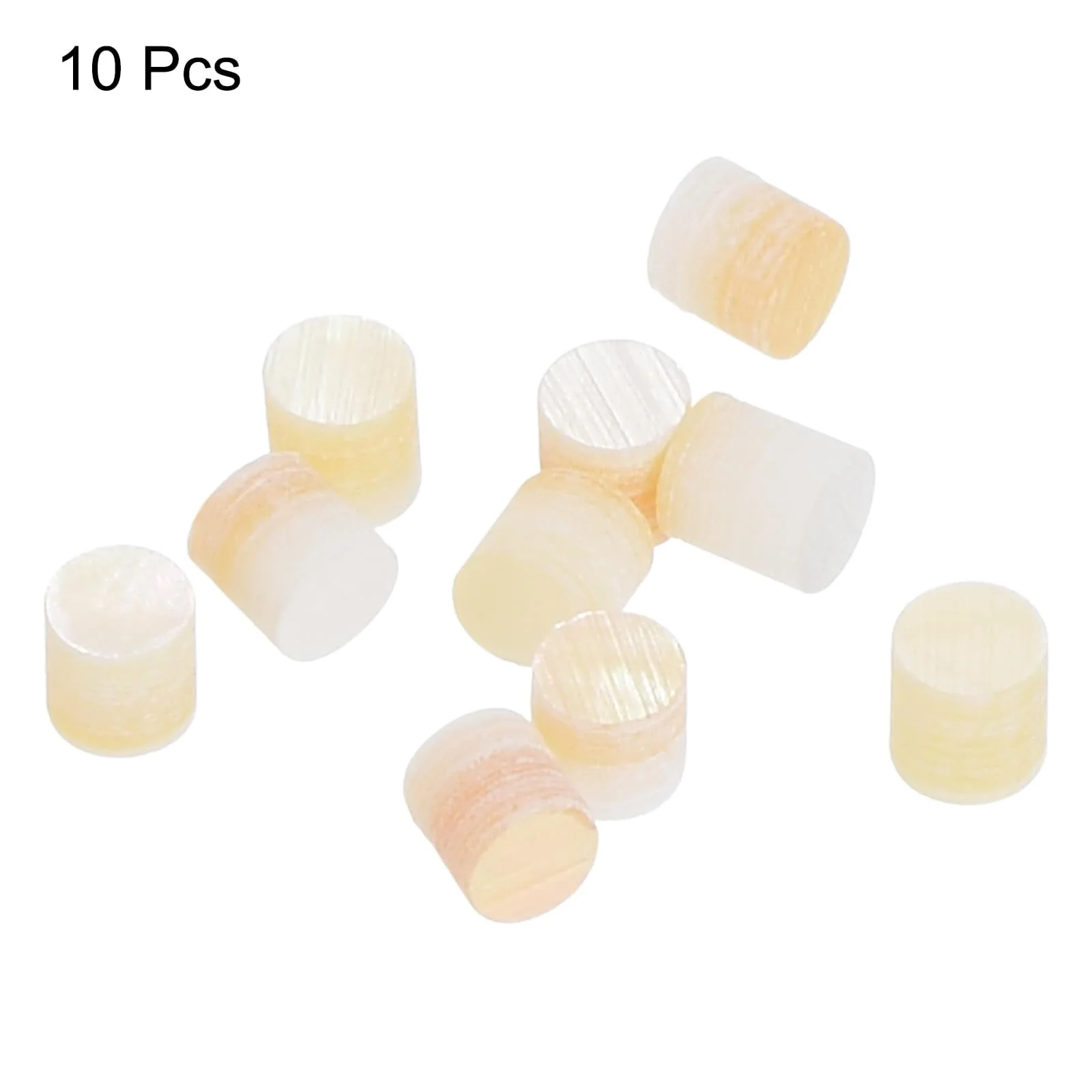 MECCANIXITY Guitar Fretboard Inlay Dots Yellow Shell Fingerboard Inlays Mark Point 2x2mm For Guitar, Pack of 10 - Image 3