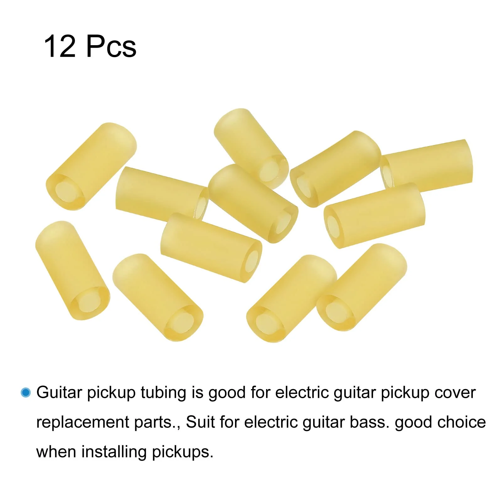 MECCANIXITY Guitar Pickup Tubing Rubber Tube Guitar Accessories for Electric Guitar Mounting or Height Adjustment 12 Pack - Image 3