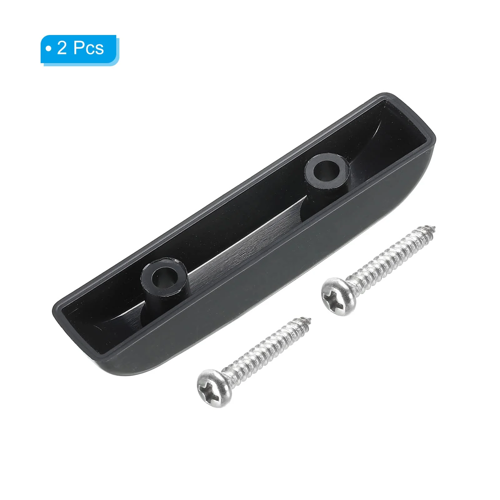 MECCANIXITY Plastic Bass Thumb Rest Finger Rest Black for Precision Bass Jazz Bass Bridge Guitar with Screws 2pcs - Image 3