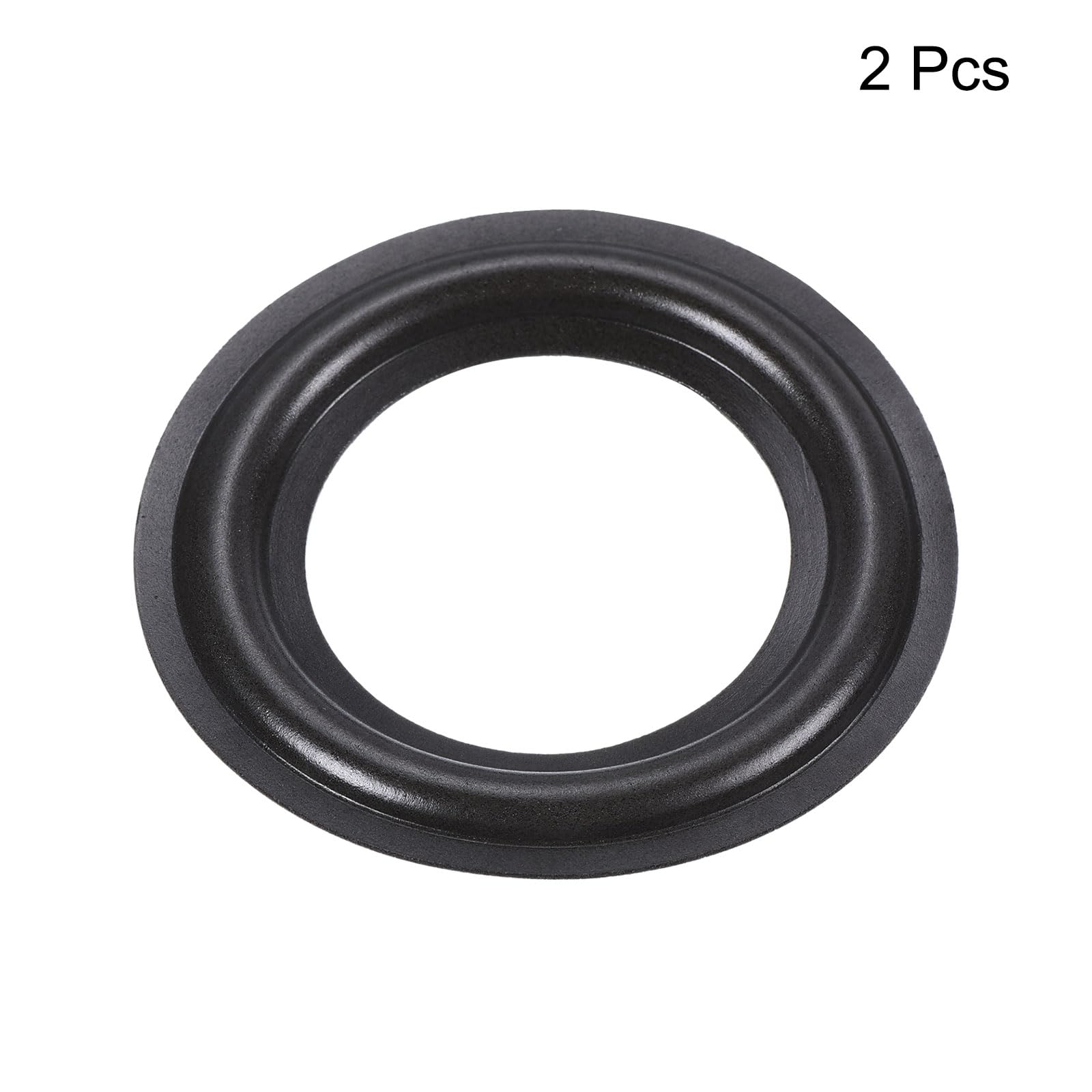 MECCANIXITY Rubber Speaker Foam Edge Surround Rings 2.5 Inch 39mm x 66mm Perforated Subwoofer Rings Replacement Parts for Speaker Repair or DIY Dark Green 2 Pcs - Image 3