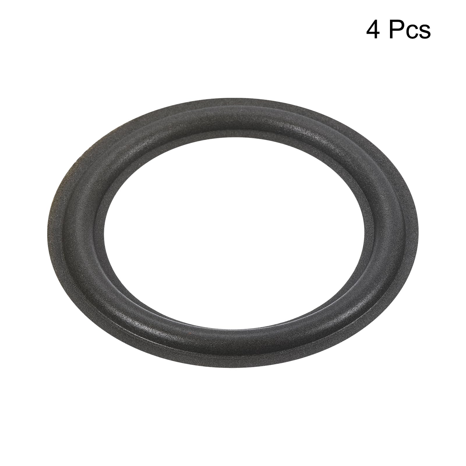 MECCANIXITY Rubber Speaker Foam Edge Surround Rings 5 Inch 85mm x 127mm Perforated Subwoofer Rings Replacement Parts for Speaker Repair or DIY Blue Gray 4 Pcs - Image 3