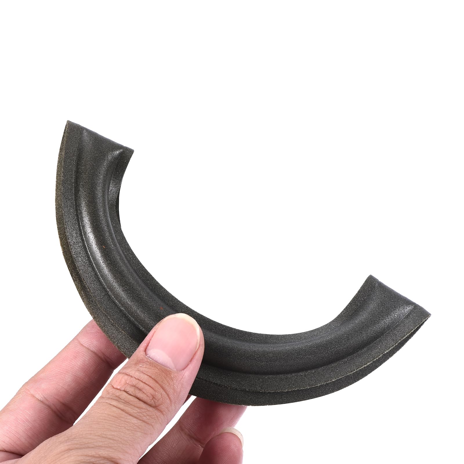 MECCANIXITY Rubber Speaker Foam Edge Surround Rings 5 Inch 85mm x 127mm Perforated Subwoofer Rings Replacement Parts for Speaker Repair or DIY Blue Gray 4 Pcs - Image 5