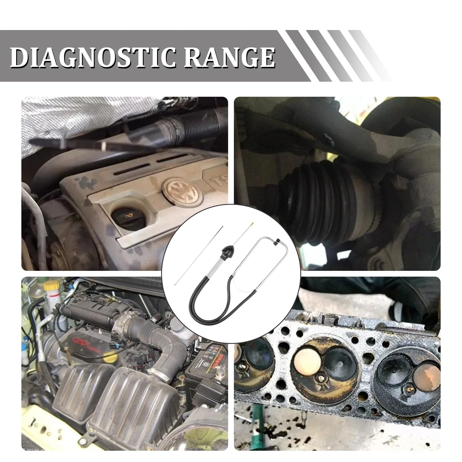 Mechanic Stethoscope Car Motor Stethoscope Machine Diagnostic Tester Tester Car Mechanic Stetoscope - Image 6