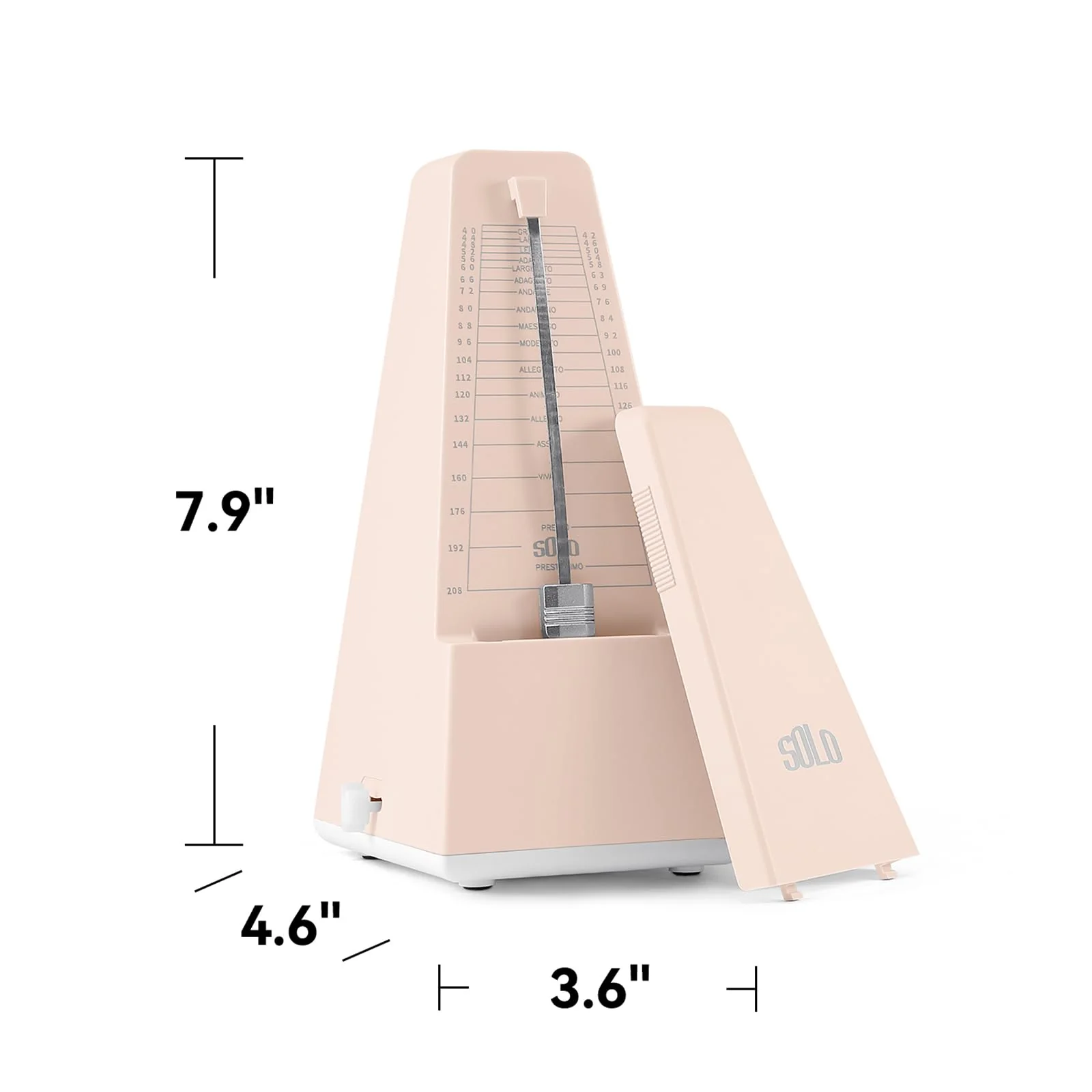 Mechanical Metronome for Piano Guitar Violin Drums Birthday Gift Festival Present Light Pink - Image 6