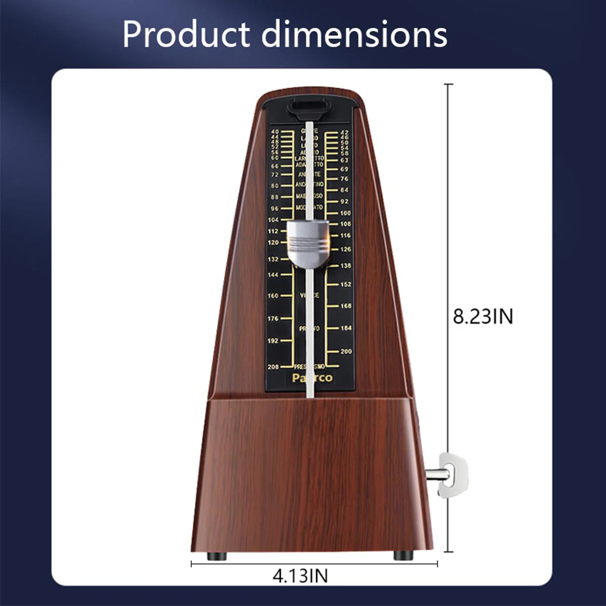 Mechanical metronome, piano sound, big guitar, violin, drum kit, instrument, universal rhythmologist (Musical Instrument Universal【Mahogany color】) Musical Instrument Universal【Mahogany color】 - Image 5