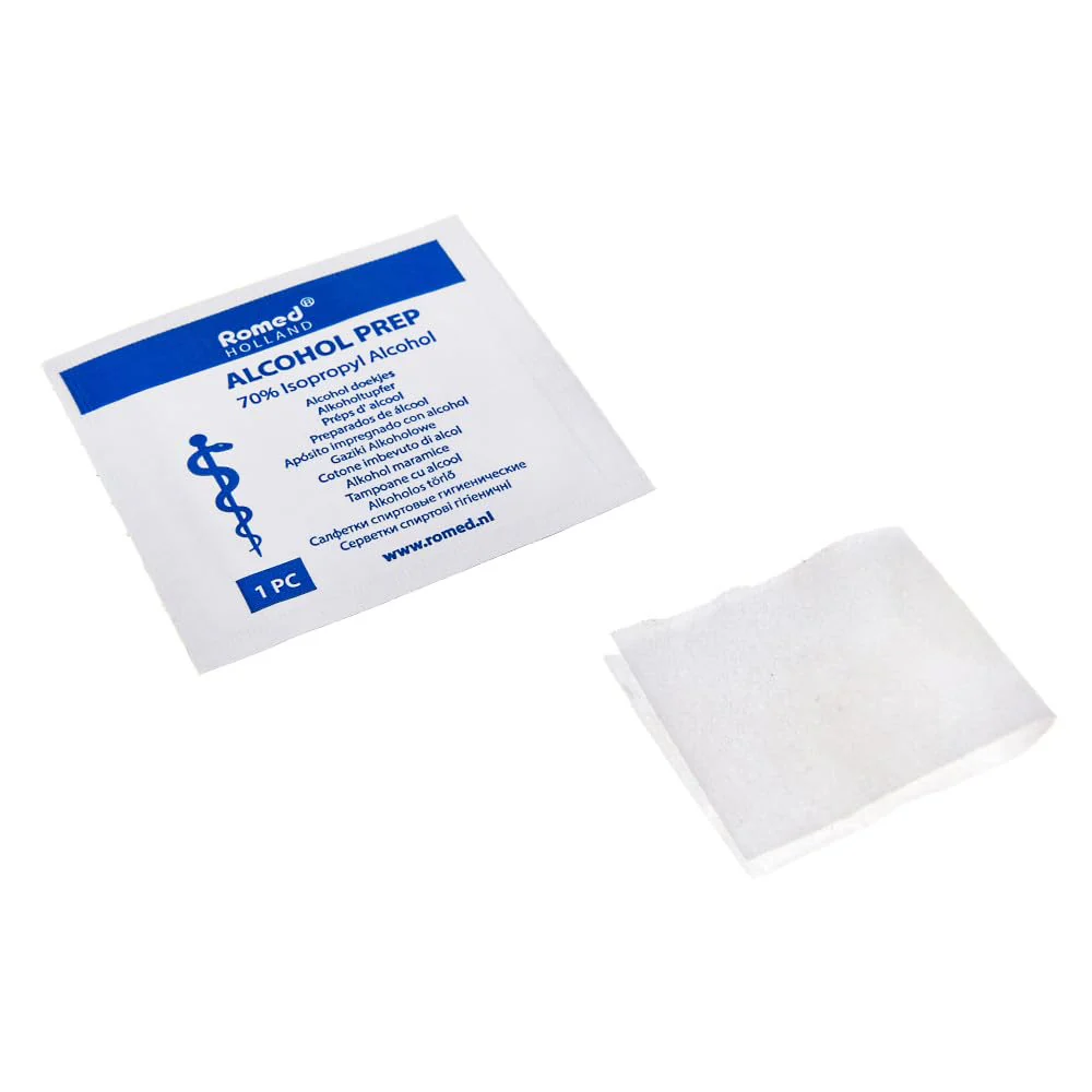 Medi-Inn Alcohol Swabs Set 30 x 65 mm Set of 2 (2 x 100 Pieces) - Image 3