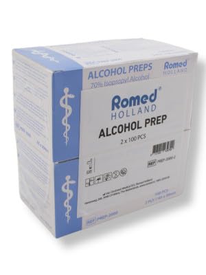 Medi-Inn Alcohol Swabs Set 30 x 65 mm Set of 2 (2 x 100 Pieces) - Image 4
