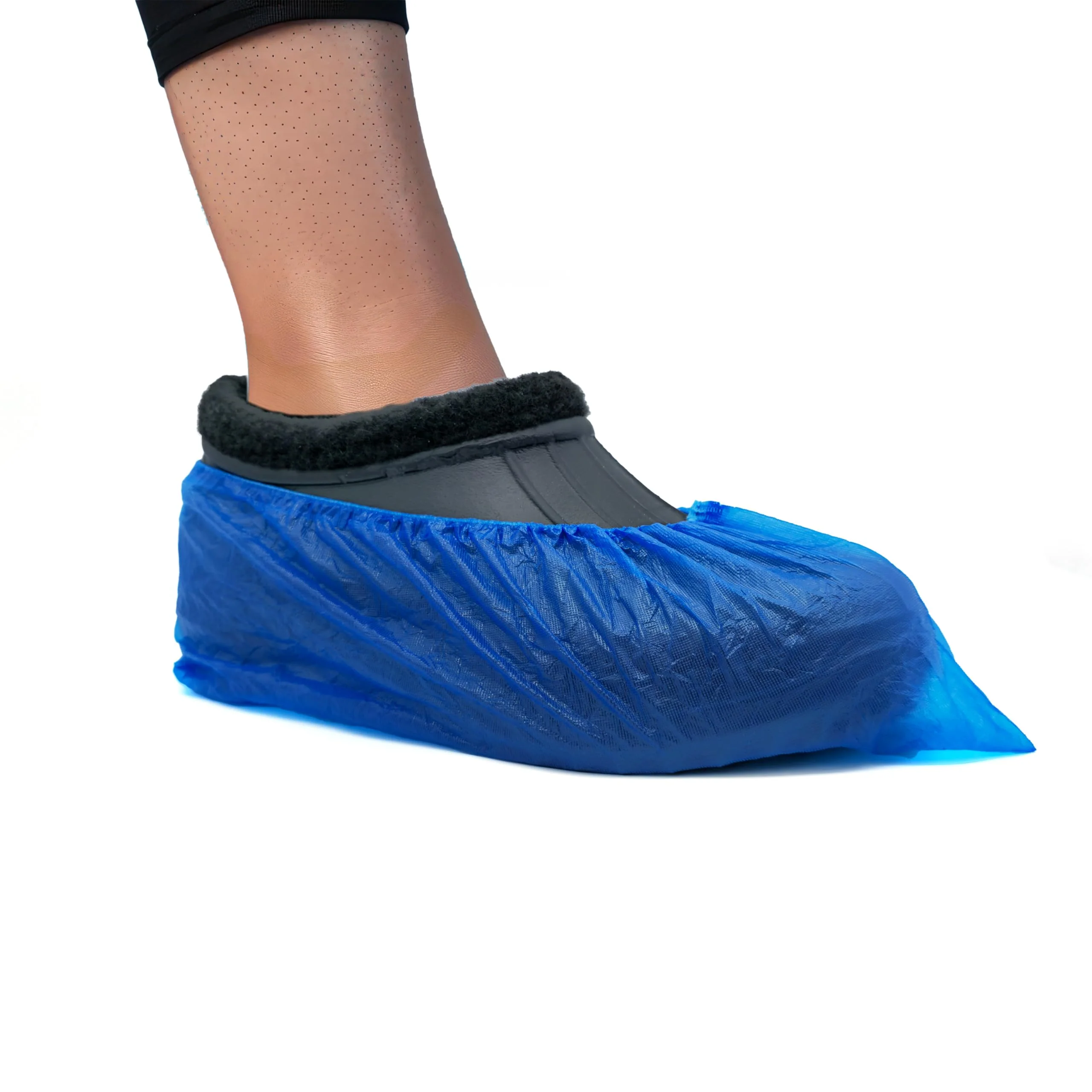Medimex Disposable Shoe Covers, Blue, 15 x 36 cm, Pack of 200, Latex-Free, Waterproof, Non-Slip, CPE Material, Ideal for Medicine, Crafts, Household and Outdoor Protection - Image 9
