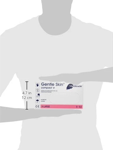 Meditrade Gentle Skin Compact 1221XLI Disposable Gloves Pack of 100 XL - Image 8