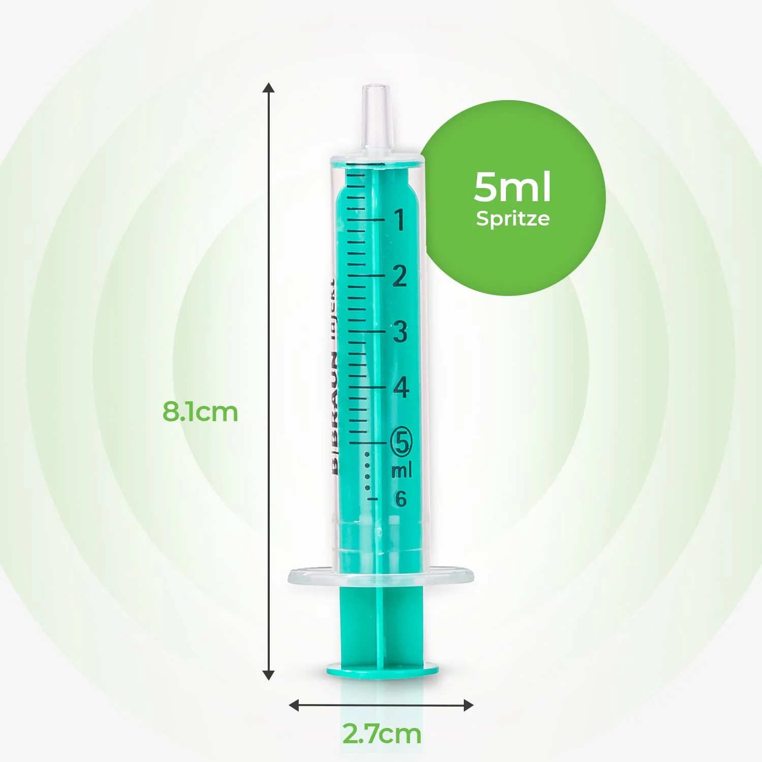 MedixX 5 Piece Syringe Set with Blunt Needle Various Sizes for Hobby and Home Work - Syringes Individually Sterile Packed (5 x 5 ml Syringe & 5 x Cannula) 5x 5ml & 5x Kanüle - Image 3