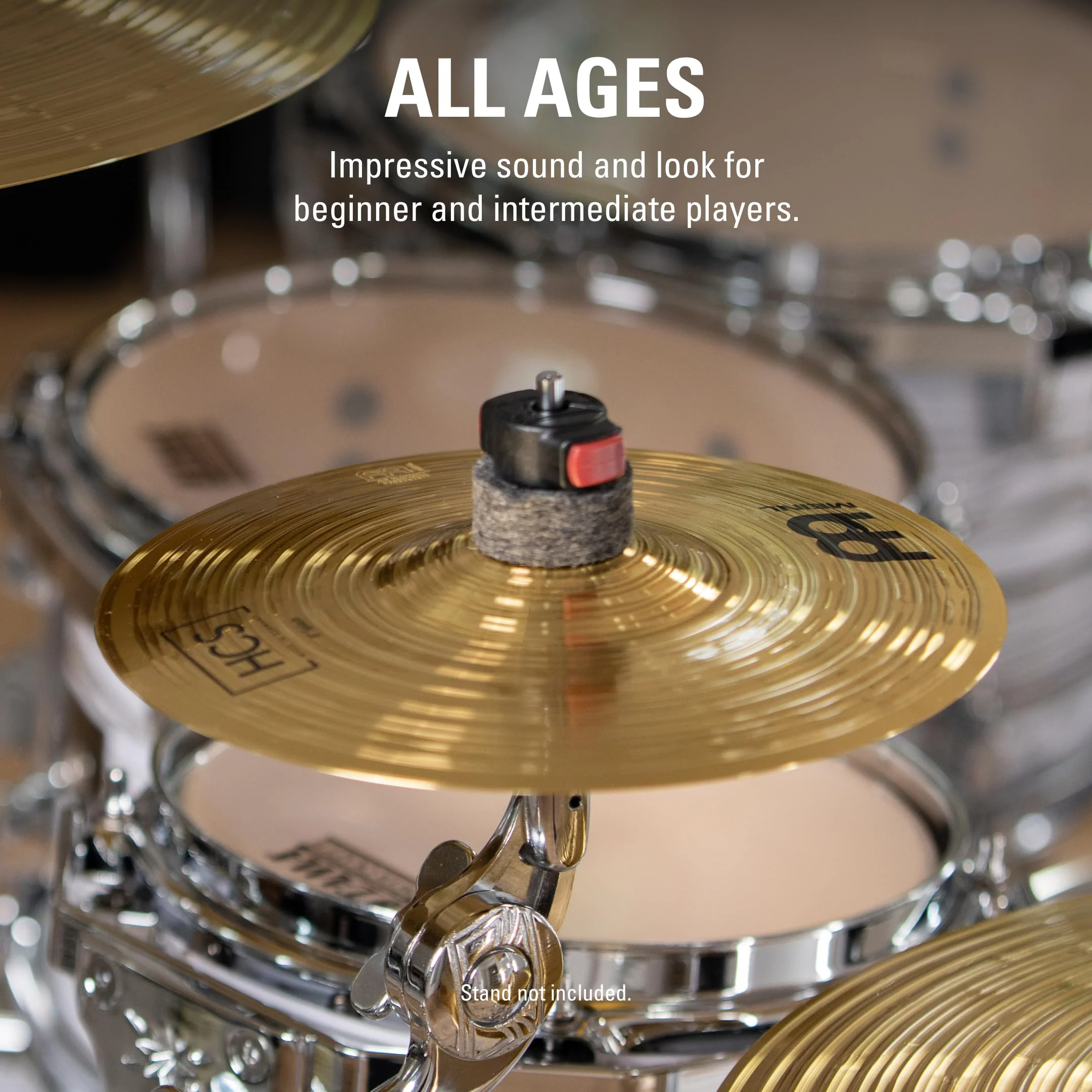 Meinl Cymbals HCS 8" Splash Cymbal for Drum Set — Made in Germany — Traditional Medium, 2-Year Warranty, MS63 Brass Alloy, (HCS8S) 8" - Image 5